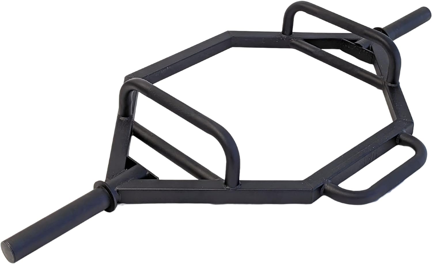 HulkFit 2 Inch Closed Hex Shaped Trap Bar - 500lb Weight Capacity for Deadlifts, Squats & Strength Training | Home Gym & Commercial Use