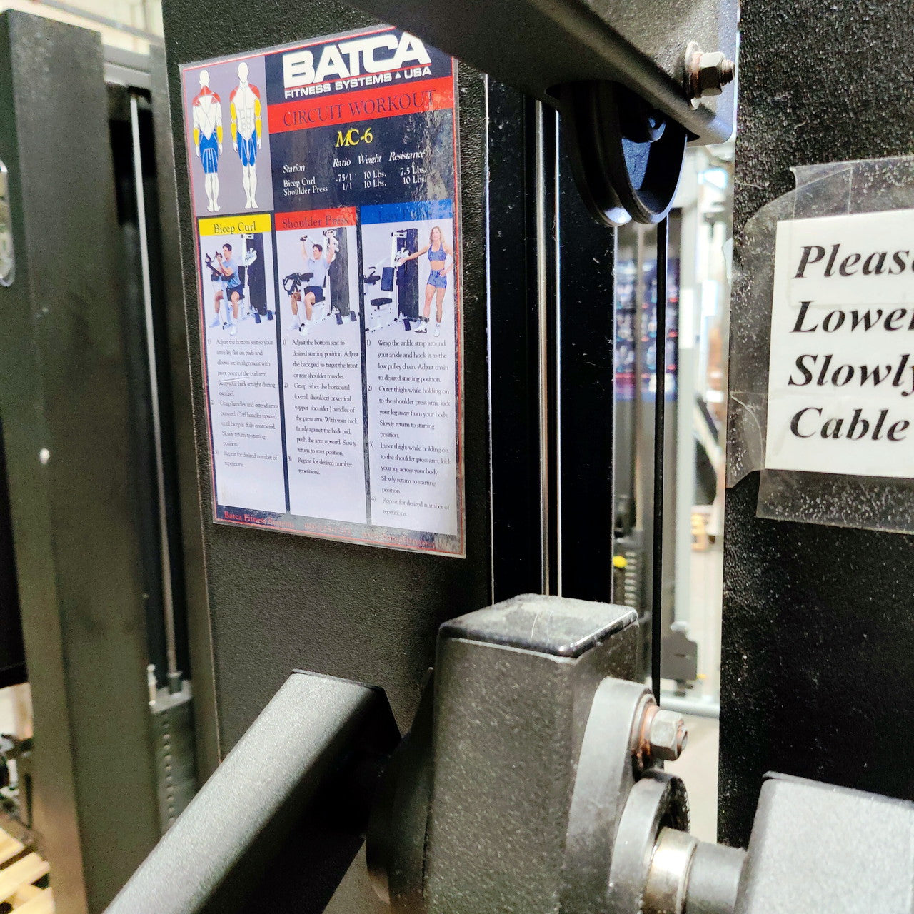 Batca Shoulder Press Bicep Curl Low Row Combo - Home Gym Strength Training Equipment for Full Body Workout - Perfect for Home Gym, Garage Workouts & Fitness Enthusiasts