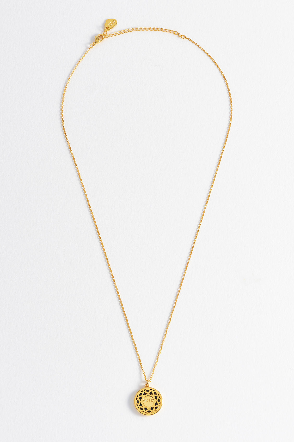 Hope Coin Pendant Necklace - Inspirational Jewelry Gift for Women - Perfect for Everyday Wear, Special Occasions & Meaningful Gifts