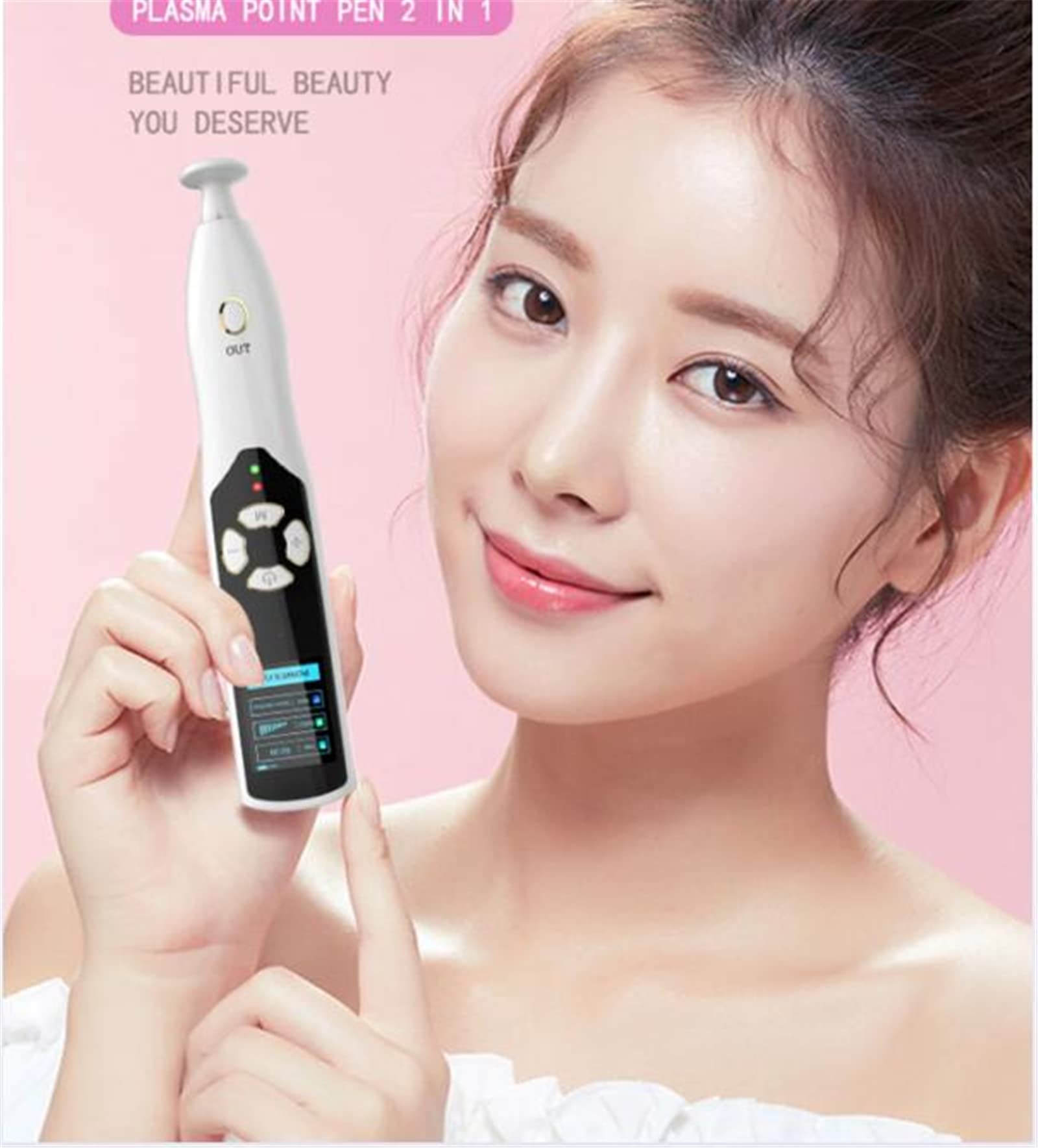 YGMDSL Professional Mole Remover Pen & Plasma Fibroblast Device - Safe Skin Tag, Wart, Freckle & Wrinkle Removal Tool for Face & Body | At-Home Skin Tightening & Dark Spot Treatment | Perfect for Eyelid Lift & Facial Rejuvenation