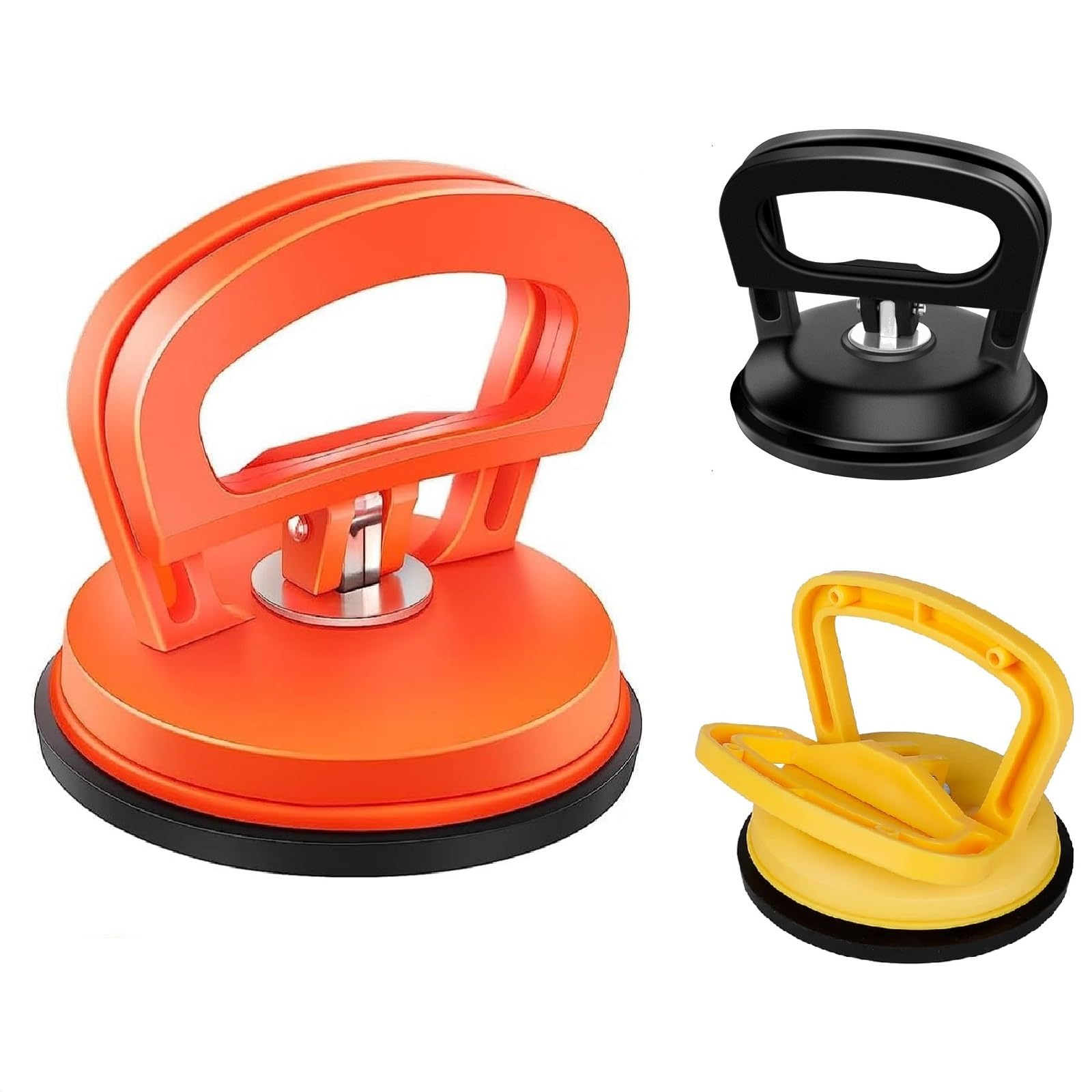 3 Pack Car Dent Puller Kit - Powerful Suction Cup for Body, Glass & Tiles - Auto Repair Tool