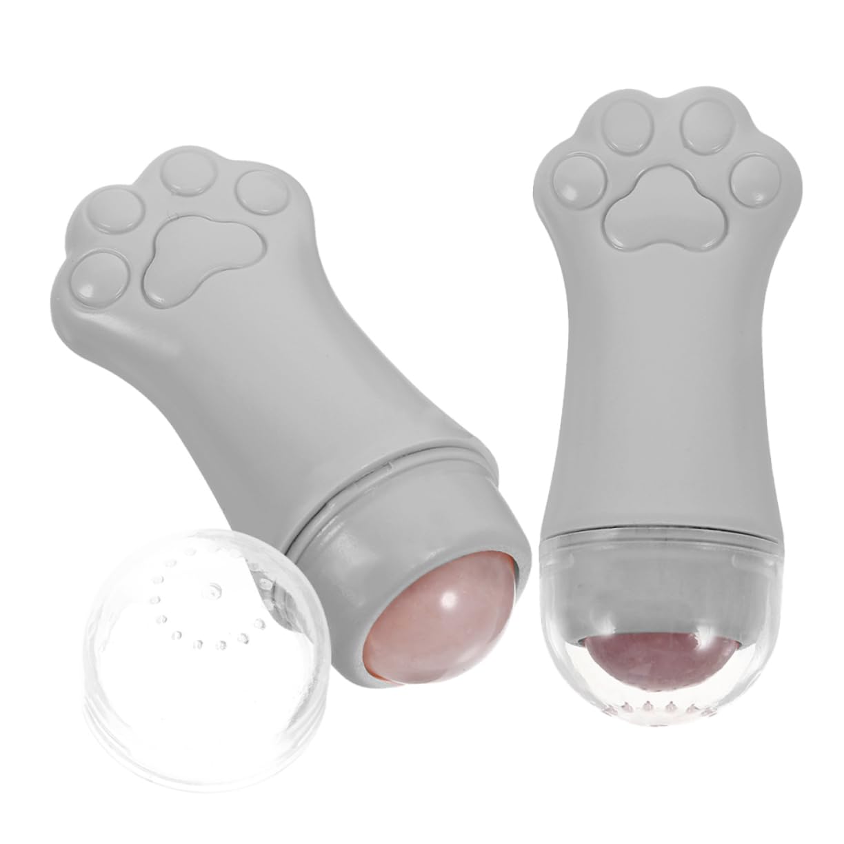 FOMIYES 2-Pack Facial Massage Rollers for Women - Cute & Portable Face Massaging Tools for Skin Care, Lymphatic Drainage & Relaxation - Perfect for Home Spa, Travel & Skincare Routine