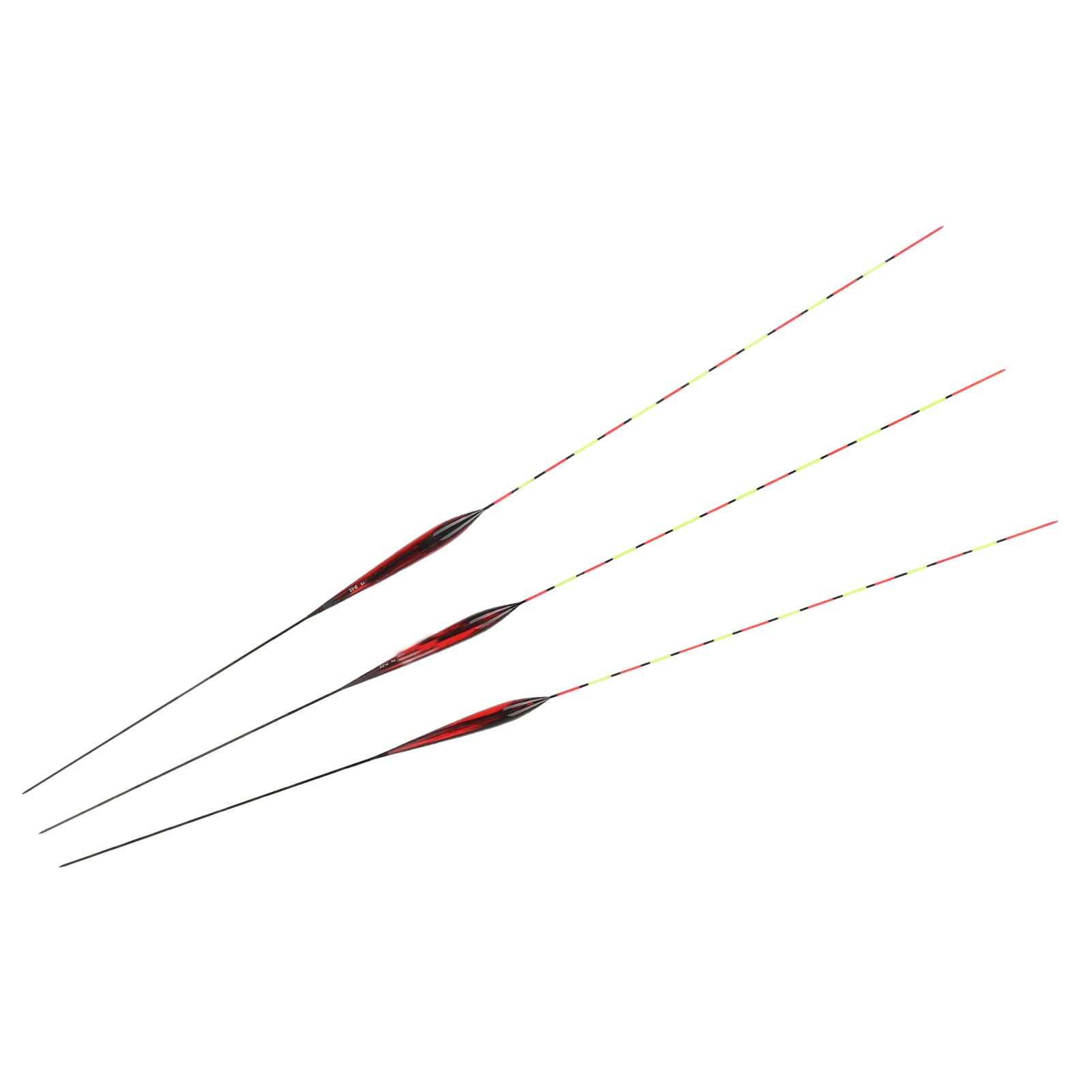 Shanrya 3-Piece Balsa Wood Fishing Floats - Portable & Flexible Bobbers for River, Lake, and Water Fishing - Perfect for Trout, Bass, and Panfish Angling