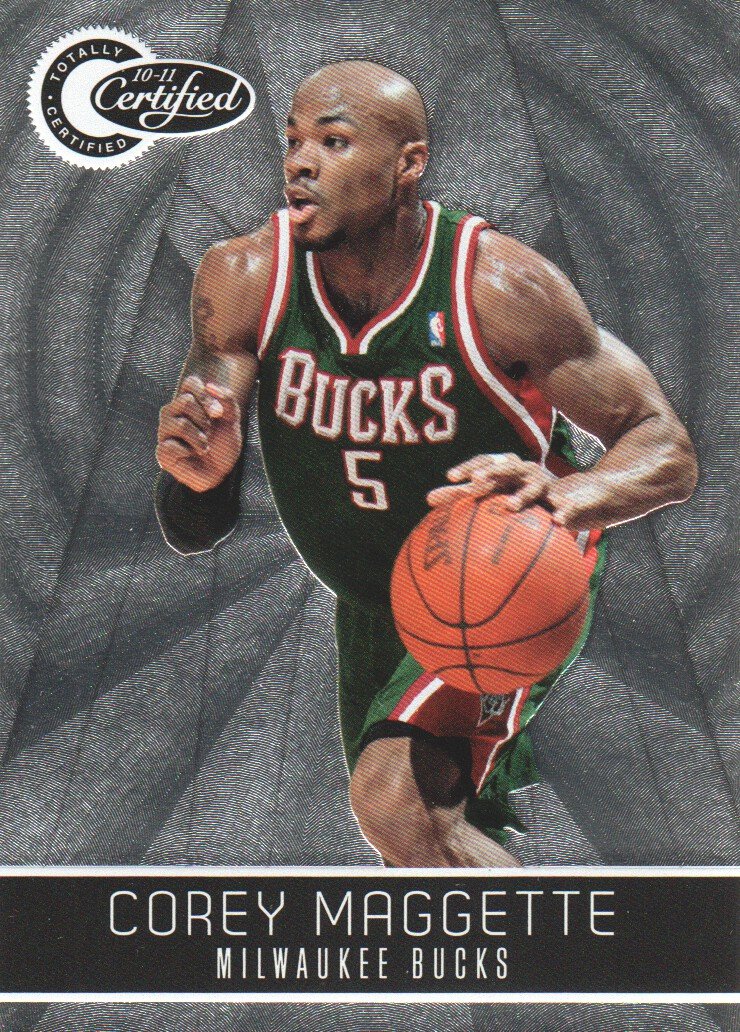 2010-11 Totally Certified Corey Maggette #12/1849 Milwaukee Bucks NBA Basketball Card - Collectible Sports Memorabilia for Fans and Card Enthusiasts