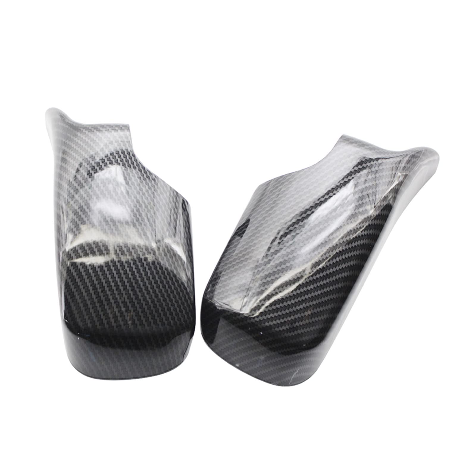AEESS Mirror Cover 2X - Compatible with BMW E46 3 Series 4-Door (1998-2005) - Rear View Mirror Cover Replacement Part - Perfect for Car Accessories & DIY Repair Projects