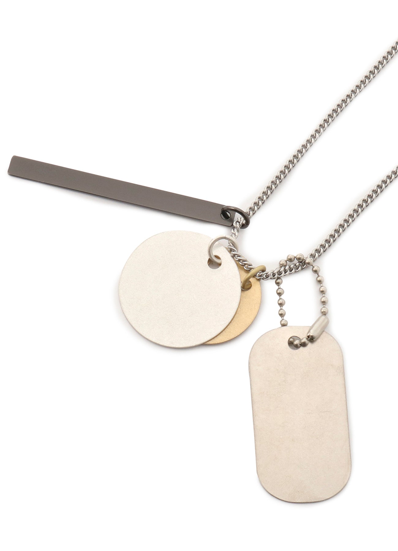 Personalized Brass Dog Tag Necklace for Men & Women - Engravable Pet ID Tag & Fashion Pendant - Perfect for Gifts, Pet Lovers & Everyday Wear