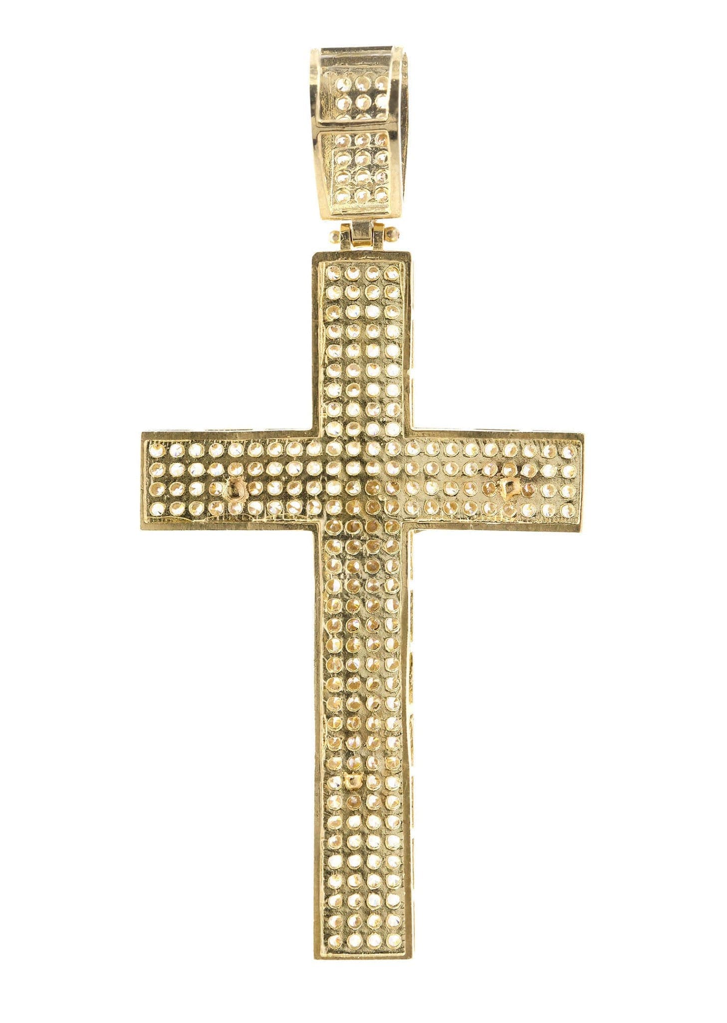10K Gold Cross Pendant for Women & Men - 7 Grams Crucifix Necklace for Everyday Wear & Religious Gifts