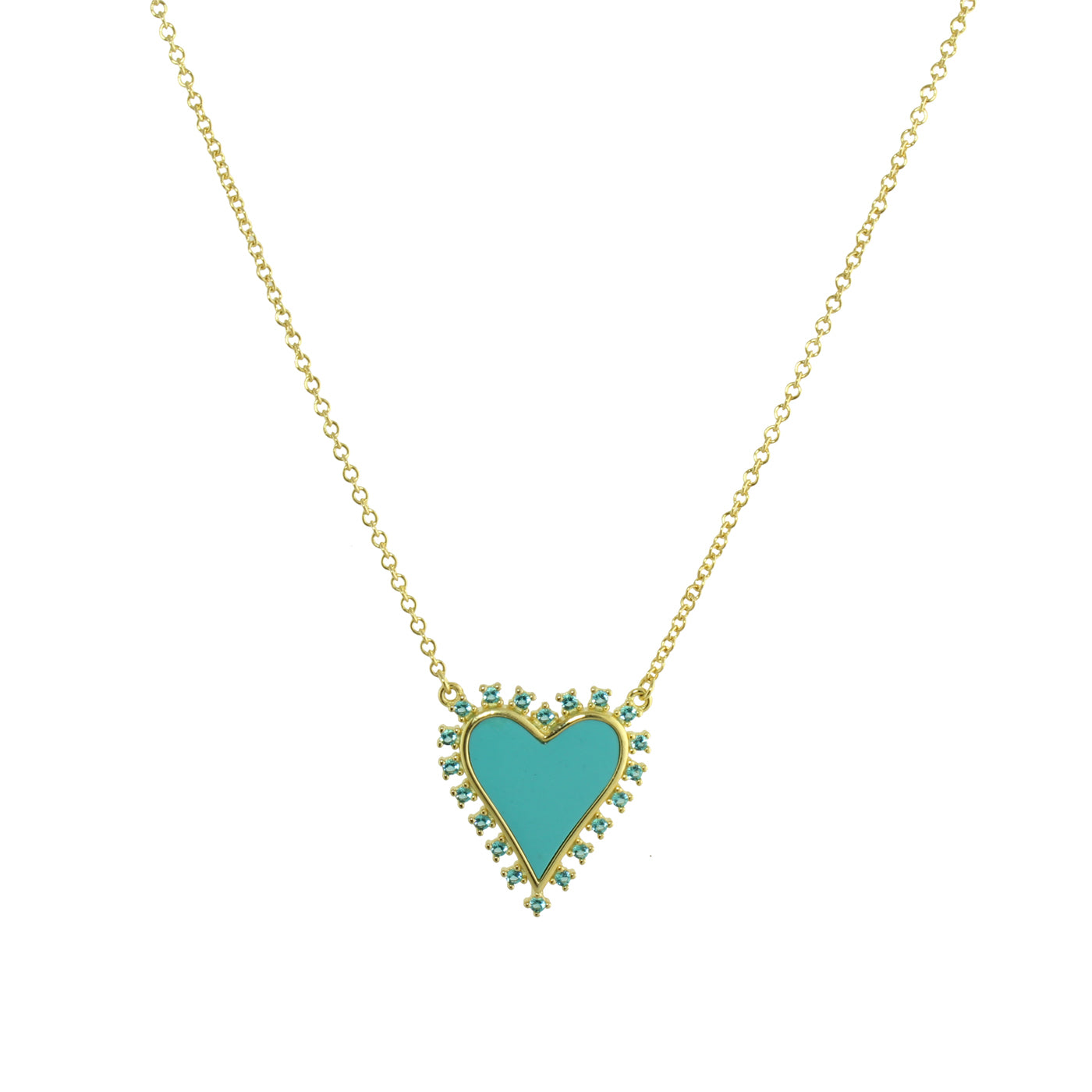 Two Tone Enamel Heart Necklace for Women - Elegant Valentine's Day Gift, Romantic Jewelry for Her, Perfect for Anniversaries & Date Nights