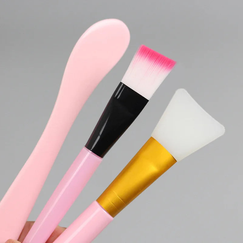 Premium Facial Brush, Mask Bowl & Spoon Set - Professional Skincare Tools for Cleansing, Exfoliating & Mask Application - Perfect for Home Spa & Beauty Routine
