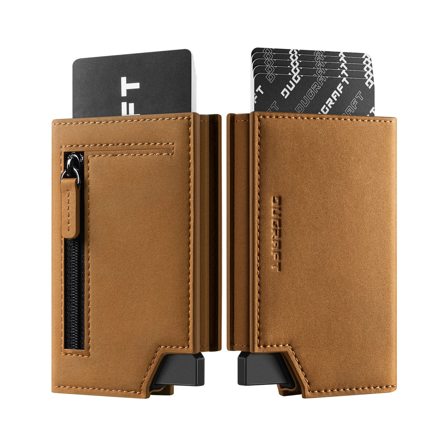 DC302 Patented Slider Mechanism Bifold Wallet - RFID Blocking, Magnetic Closure & Banknote Pocket - Slim Minimalist Wallet for Men - Perfect for Travel, Business & Everyday Carry