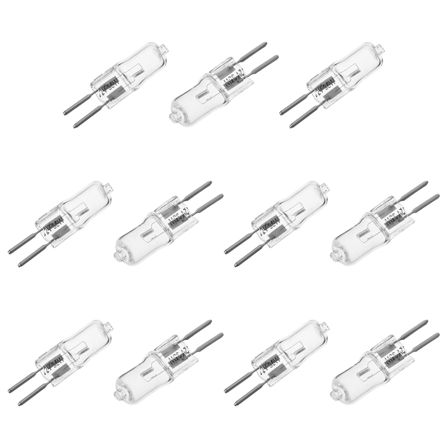 Othmro G5.3 35Watt 12V Halogen Light Bulbs - 10 Pack - Soft White Replacement Bulbs for Under Cabinet Puck Lights, Chandeliers, Track Lighting & Lamps - Perfect for Kitchen, Living Room & Office Lighting