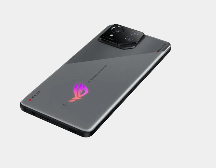 ASUS ROG Phone 8 AI2401 Gaming Smartphone - 256GB ROM, 16GB RAM, Dual SIM, GSM Unlocked (Rebel Gray) - Ultimate Mobile Gaming Performance for Esports & Streaming