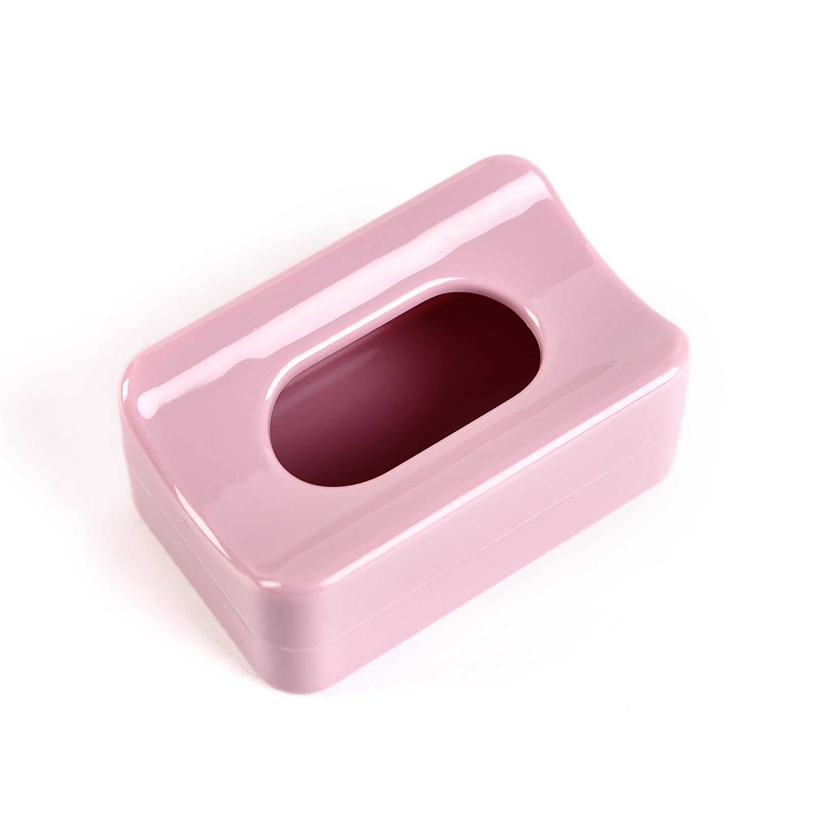 KADS Nail Powder Storage Box - 2 Pack Dip Powder Organizer with Dust Brush | Portable Nail Art Tray for Acrylic & Gel Nail Powder | Perfect for Salon & Home Manicure Stations