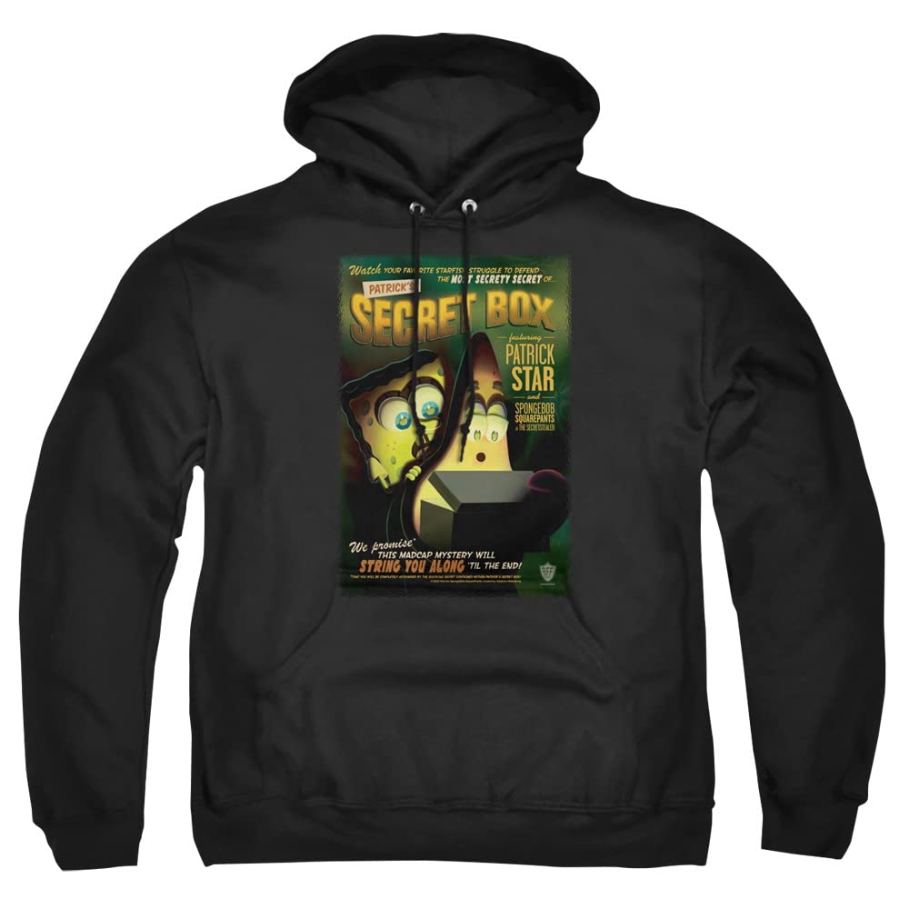 Spongebob Patrick's Secret Box Hoodie - Unisex Pullover Sweatshirt for Adults | Casual Wear, Cosplay & Gifts for Fans