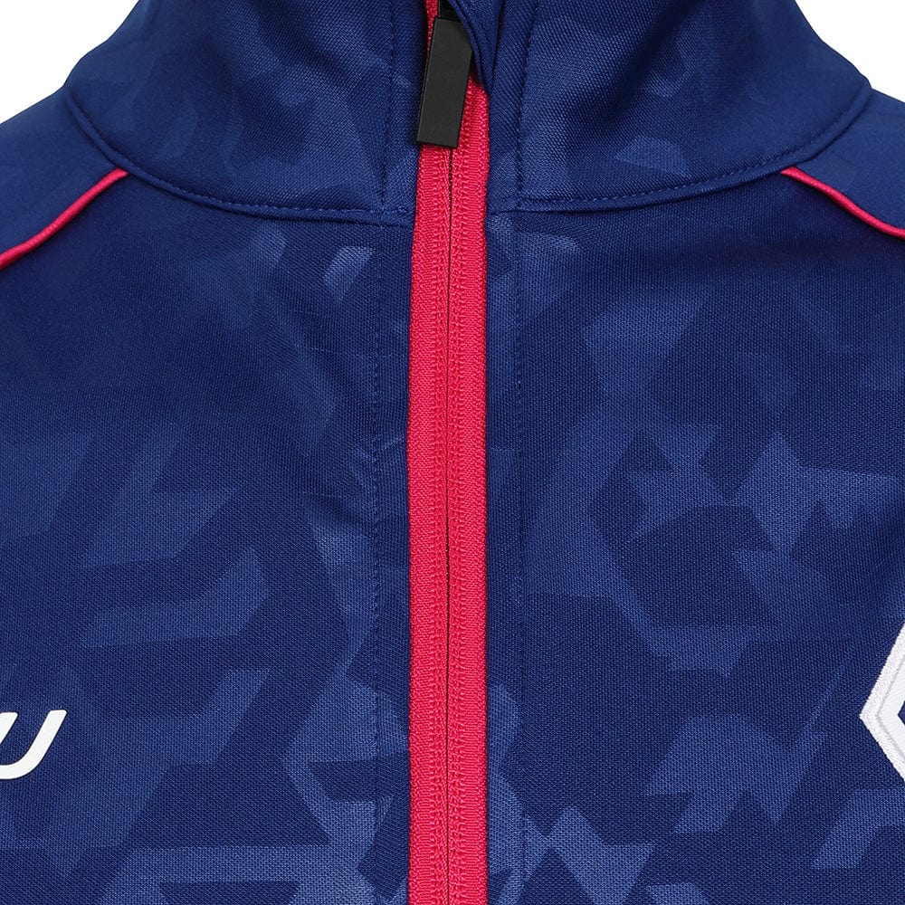2024-2025 Pre Match Anthem Jacket - Blue & Pink - Lightweight Soccer Warm-Up Jacket for Men & Women - Perfect for Training, Matches & Outdoor Sports