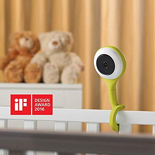 Lollipop Smart Baby Monitor with HD Camera & Two-Way Audio - Crying Detection, Night Vision & Real-Time Alerts - Perfect for Nursery, Toddler Room & Travel Use