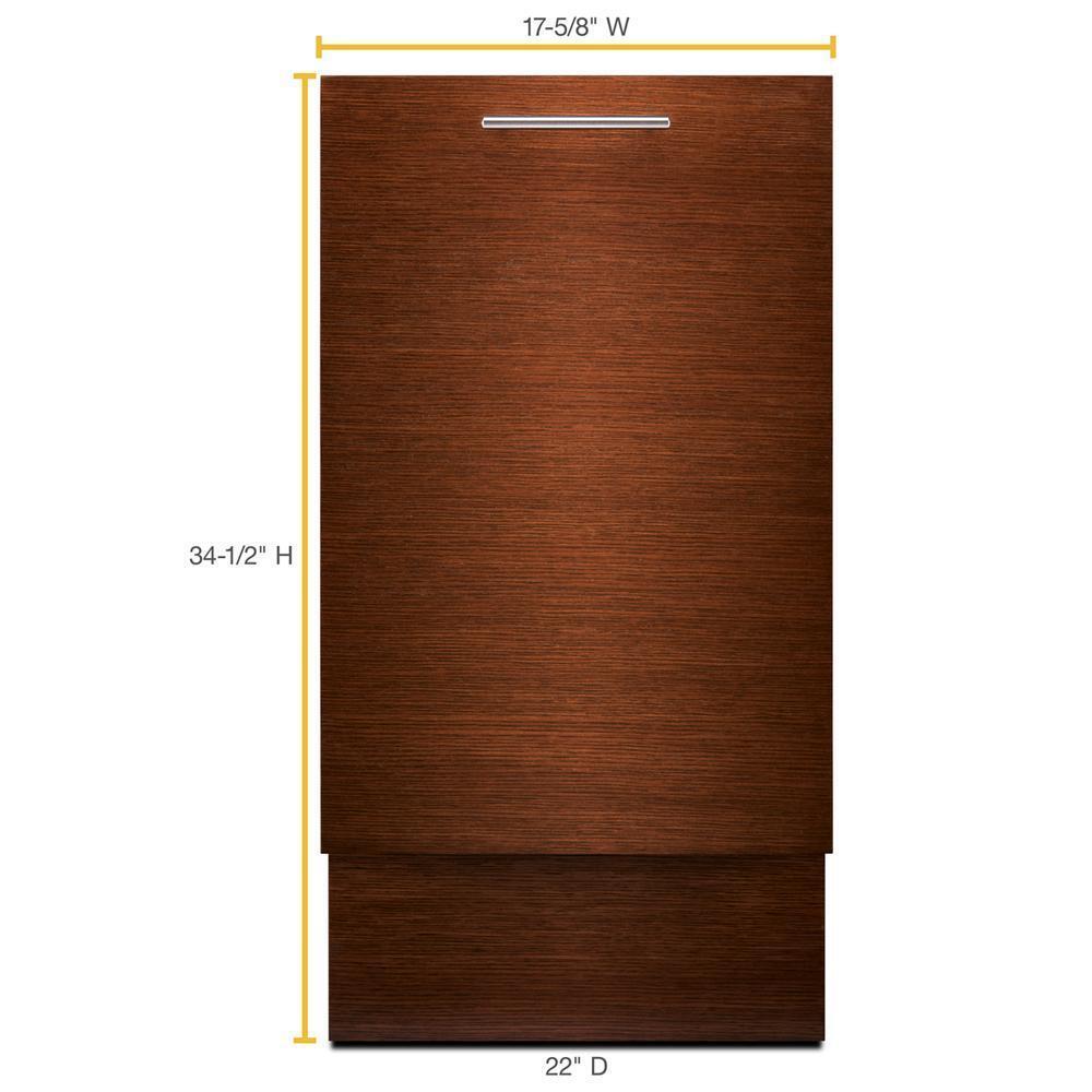Amana UDPS5118PP Panel Ready Compact Dishwasher - 18 Inch Stainless Steel Tub Built-In Dishwasher for Small Kitchens & Apartments | Space Saving & Energy Efficient