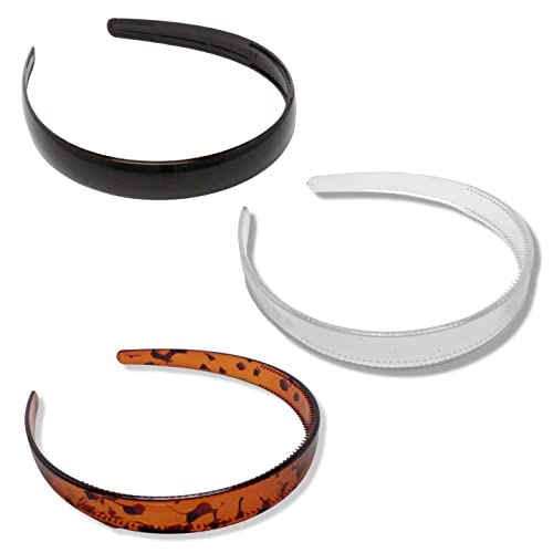 2cm Black + Clear + Tort Brown