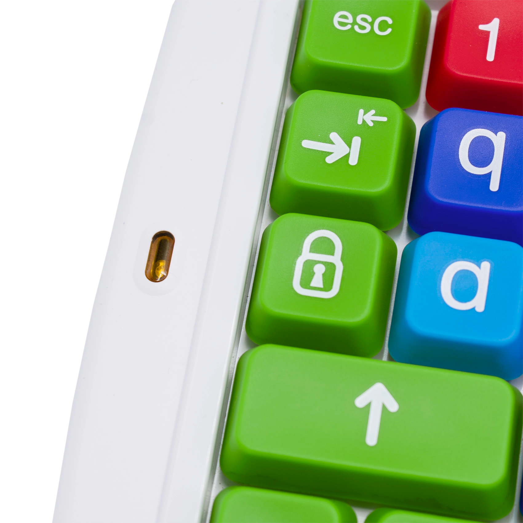 Clevy Large Key Lowercase Keyboard with UK Layout - Perfect for Kids Learning to Type & Special Needs Users