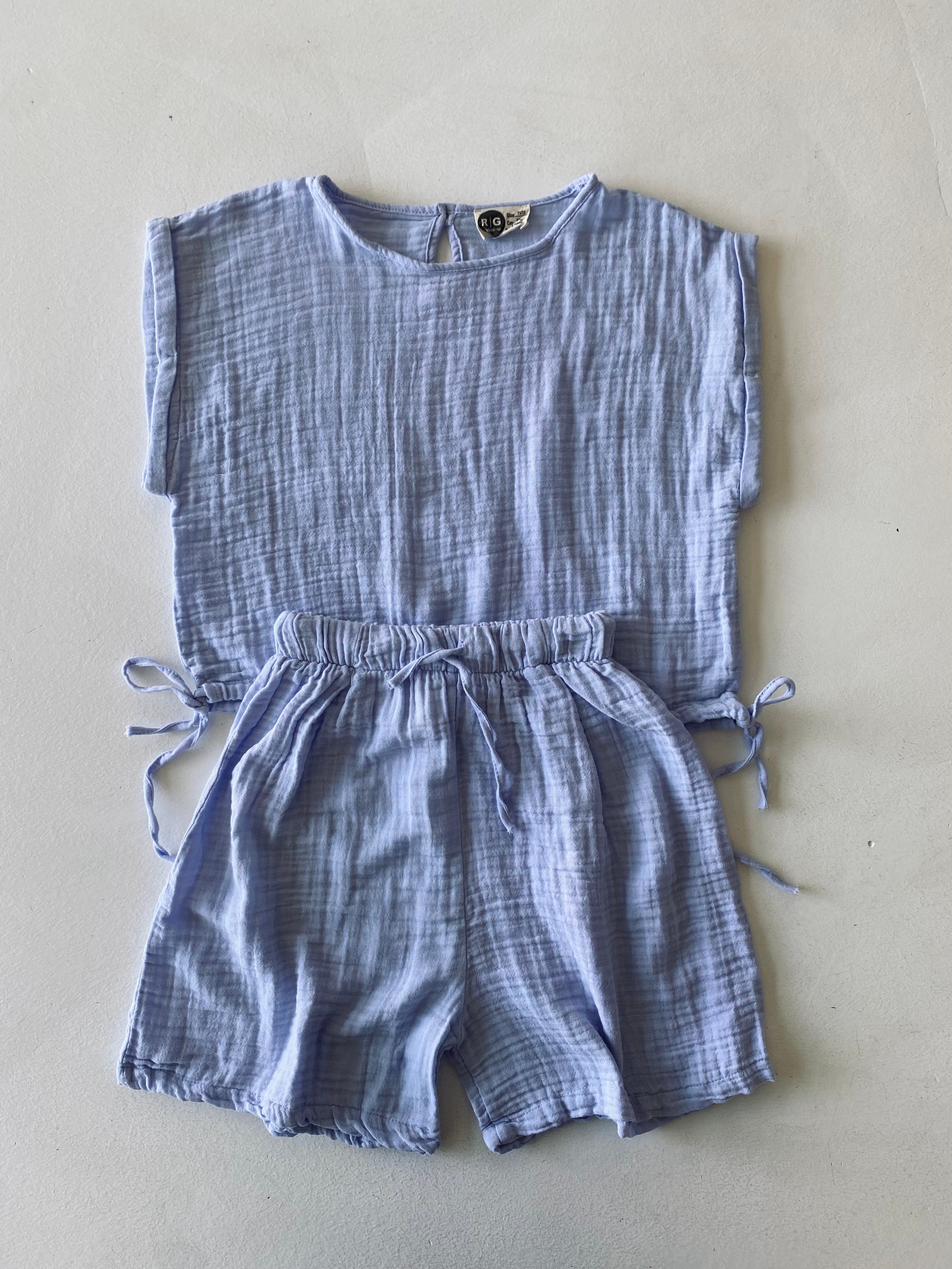 Premium Baby Muslin Shorts Set - Soft & Breathable Cotton for Newborns & Toddlers - Perfect for Summer, Playtime & Sleepwear
