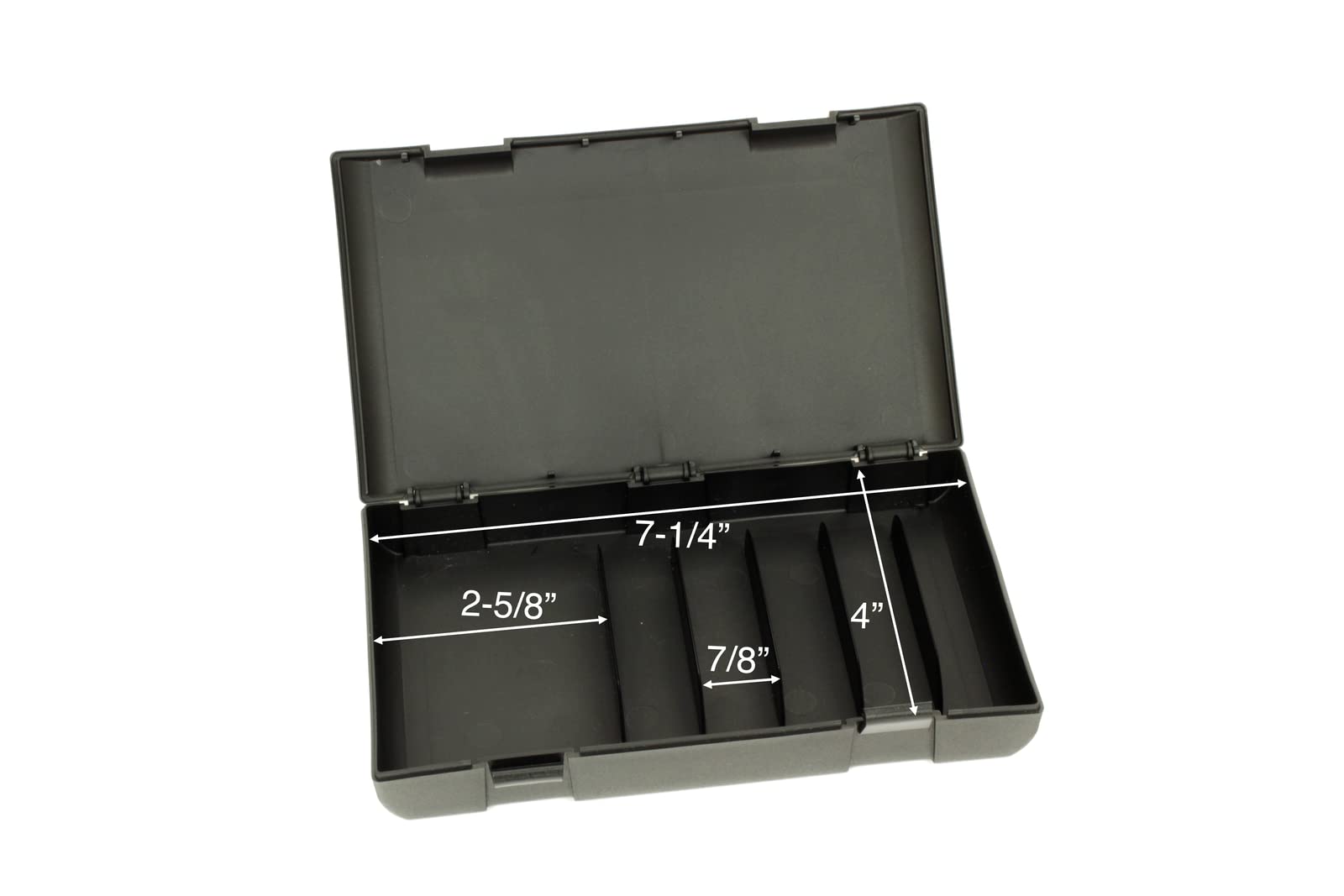 Durable Black Accessory Tool Carrying Case with Secure Snap Closure - Perfect for Organizing and Protecting Small Tools, Electronics, and DIY Supplies at Home, Work, or On-the-Go
