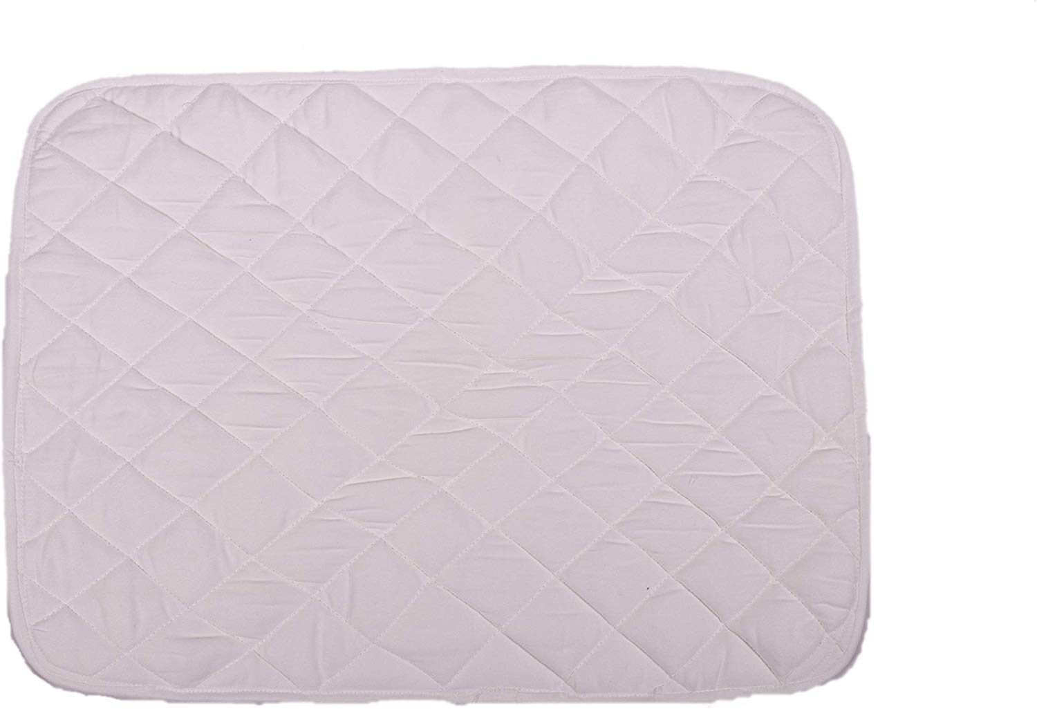 Premium Cotton Placemats Set of 4 - 13x18 Inch Rectangular Table Mats for Dining, Dinner Parties, Outdoor Picnics & Summer Entertaining - White Washable Place Settings for Home Decor & Kitchen Use