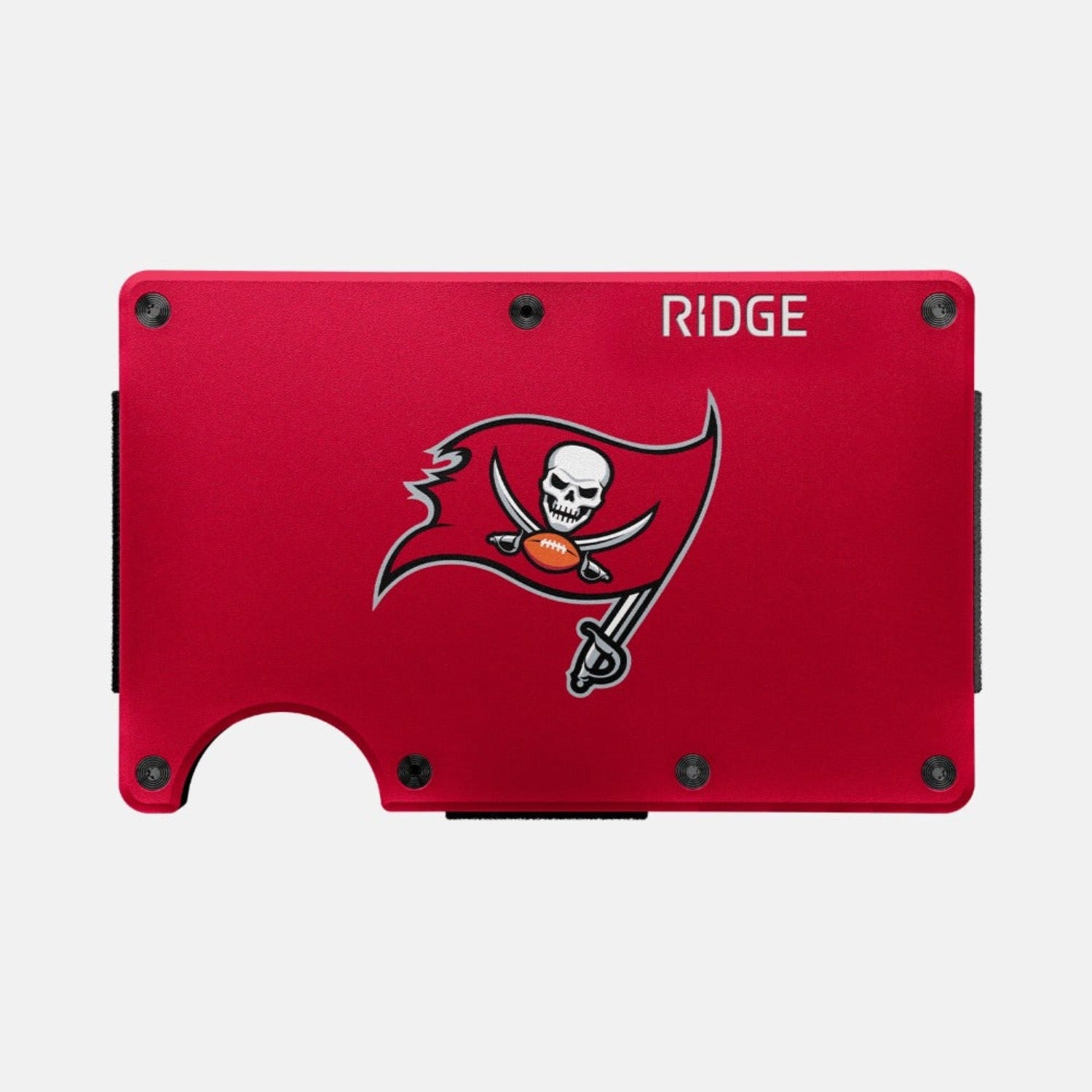 Ridge Wallet - Slim Minimalist RFID Blocking Wallet for Men - Tampa Bay Buccaneers NFL Team Design - Perfect for Everyday Carry, Travel & Gifts