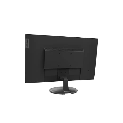 Lenovo D27-37 27-inch Full HD Monitor - 1920x1080 Resolution, 75Hz Refresh Rate, 250 Nits Brightness, 5ms Response Time, HDMI & VGA Ports, AMD Radeon FreeSync, Black - Perfect for Home Office, Gaming & Multimedia Entertainment