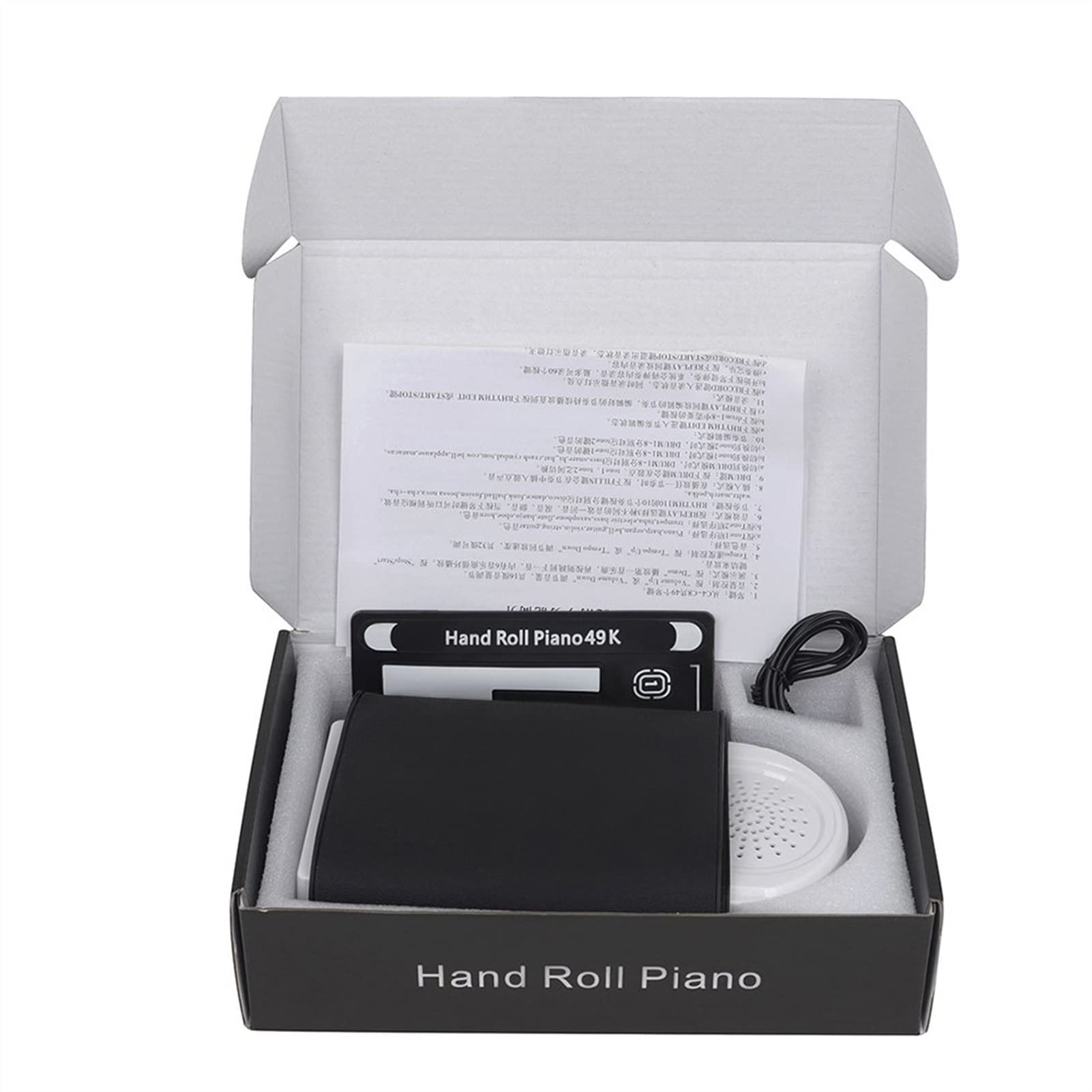 49-Key Foldable Piano Keyboard - Portable Electronic MIDI Keyboard with Built-in Speaker | Perfect for Travel, Home Practice & Live Performances