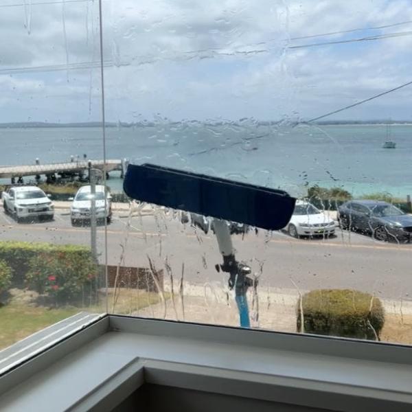 Wagtail Water Fed Window Cleaning Squeegee - Professional Glass Cleaning Tool for Streak-Free Shine - Perfect for Home, Office, and Commercial Window Washing