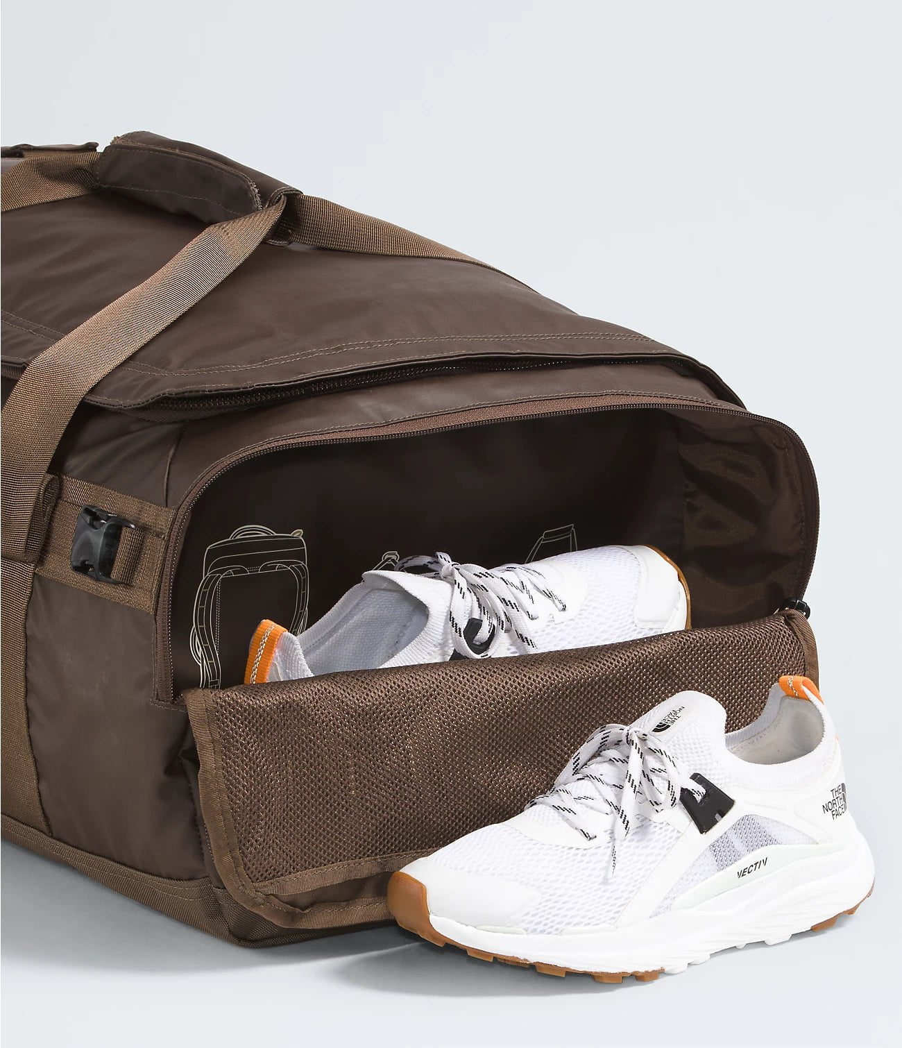 The North Face Base Camp Voyager Duffel 62L - Durable Travel Duffel Bag for Camping, Hiking & Adventure Gear Storage | Water-Resistant & Heavy-Duty