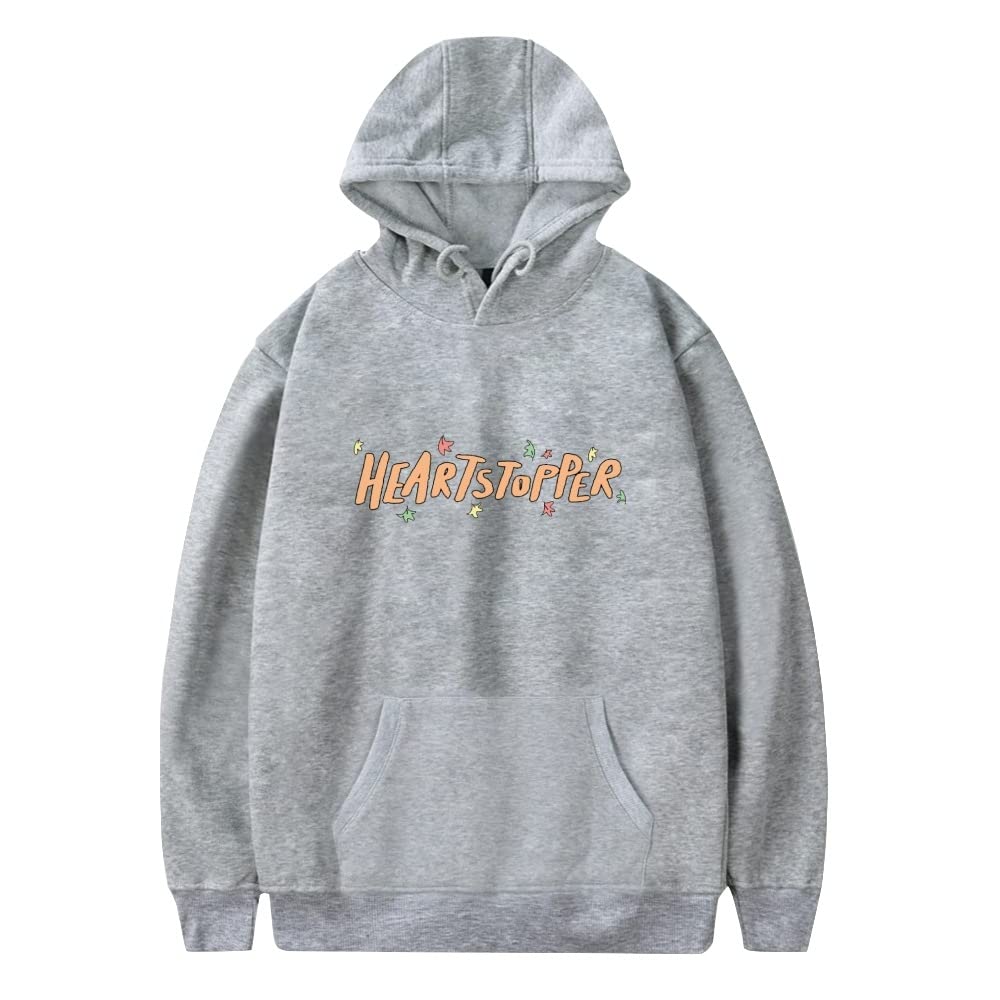 Heartstopper Rainbow Hoodie - Anime Manga Long Sleeve Unisex Sweatshirt - Japanese Harajuku Streetwear - Perfect for Cosplay, Gift Giving & Casual Wear