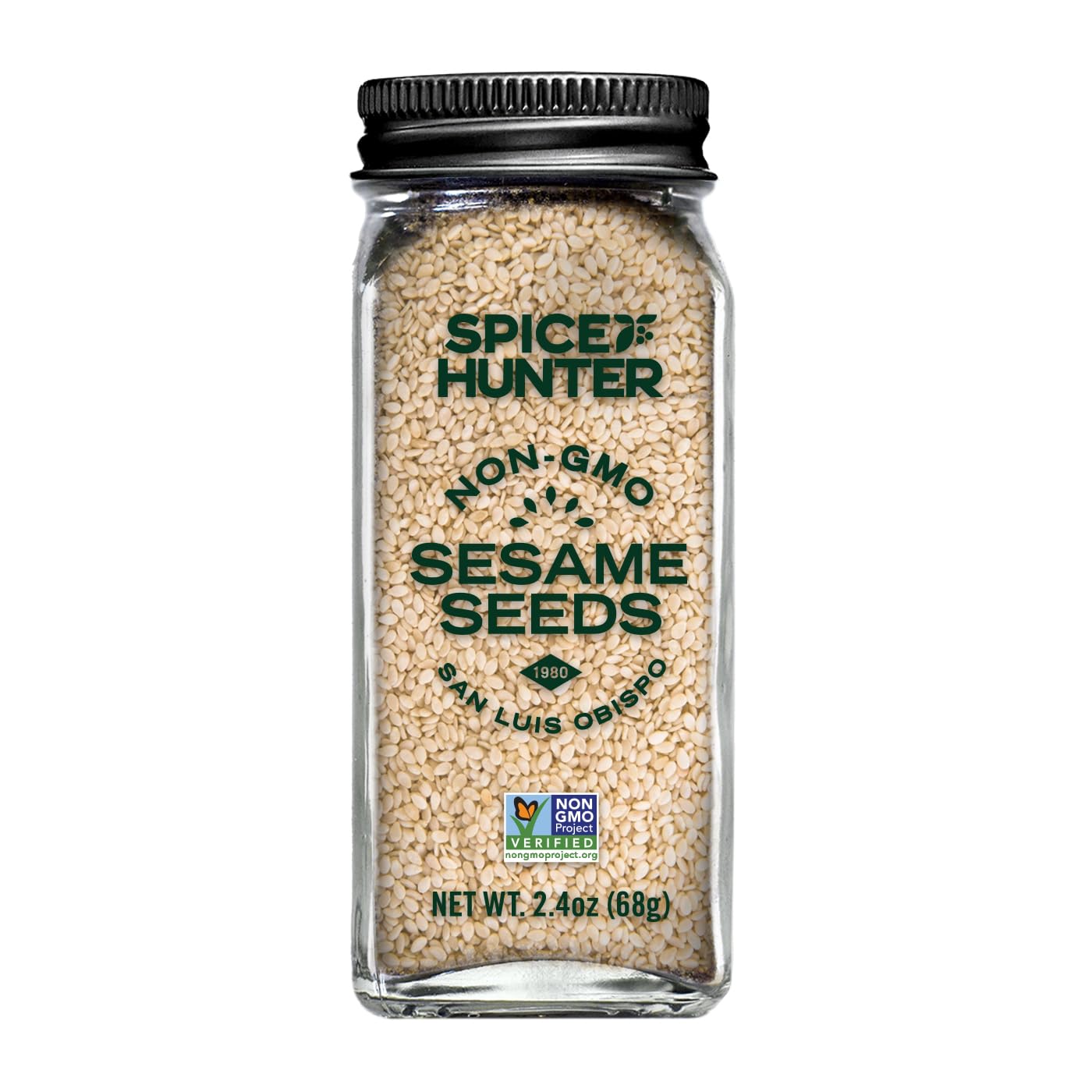 Organic Sesame Seed Whole Seasoning 2.4oz (Pack of 6) - Premium Natural Spice Blend for Cooking, Baking & Salad Topping - Perfect for Asian Dishes, Homemade Bread & Healthy Snacks