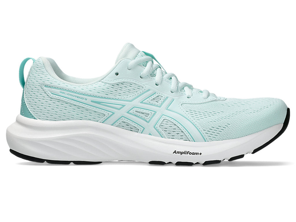 ASICS Women's Gel Contend 9 Running Shoes - Lightweight Cushioned Trainers for Women in Sea Green | Perfect for Jogging, Gym Workouts & Daily Walking