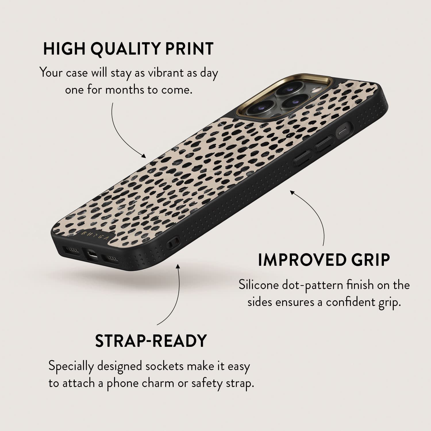 BURGA Protective Case for iPhone 14 Pro Max - Cute Aesthetic Phone Cover with Trendy Fall Pattern | Shockproof Slim Fit for Apple iPhone 14 Pro Max | Perfect for Everyday Use, Travel & Fashion Accessory