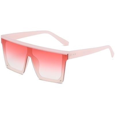 Flat Top Oversized Luxury Sunglasses for Women - UV Protection Fashion Sunglasses - Trendy Oversized Shades for Beach, Driving & Outdoor Activities