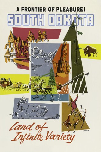 Vintage South Dakota Travel Poster - 12