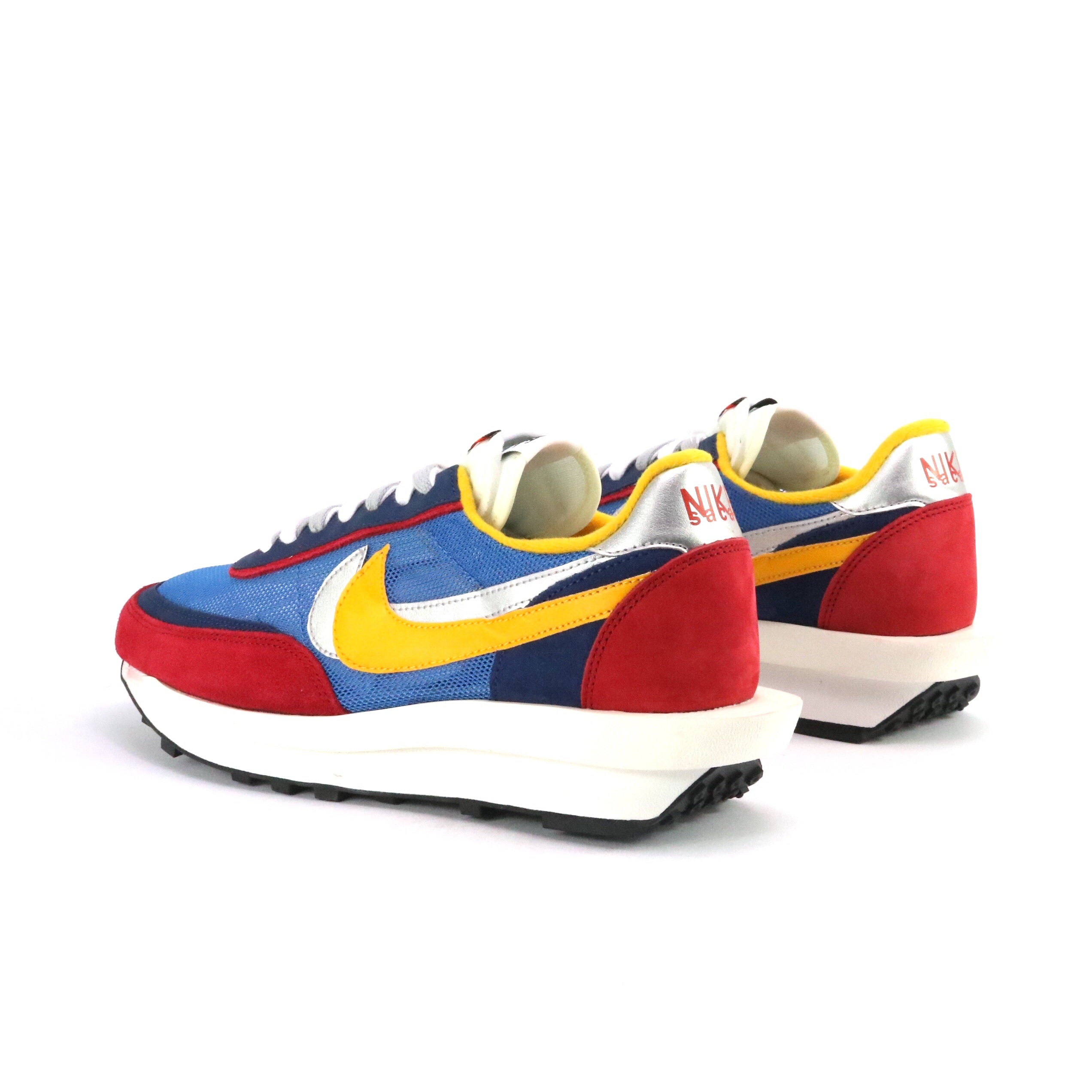 Nike x Sacai LD Waffle Sneakers - Varsity Blue & Del Sol Colorway | Lightweight Running Shoes for Men & Women | Perfect for Casual Wear, Gym & Street Style Fashion