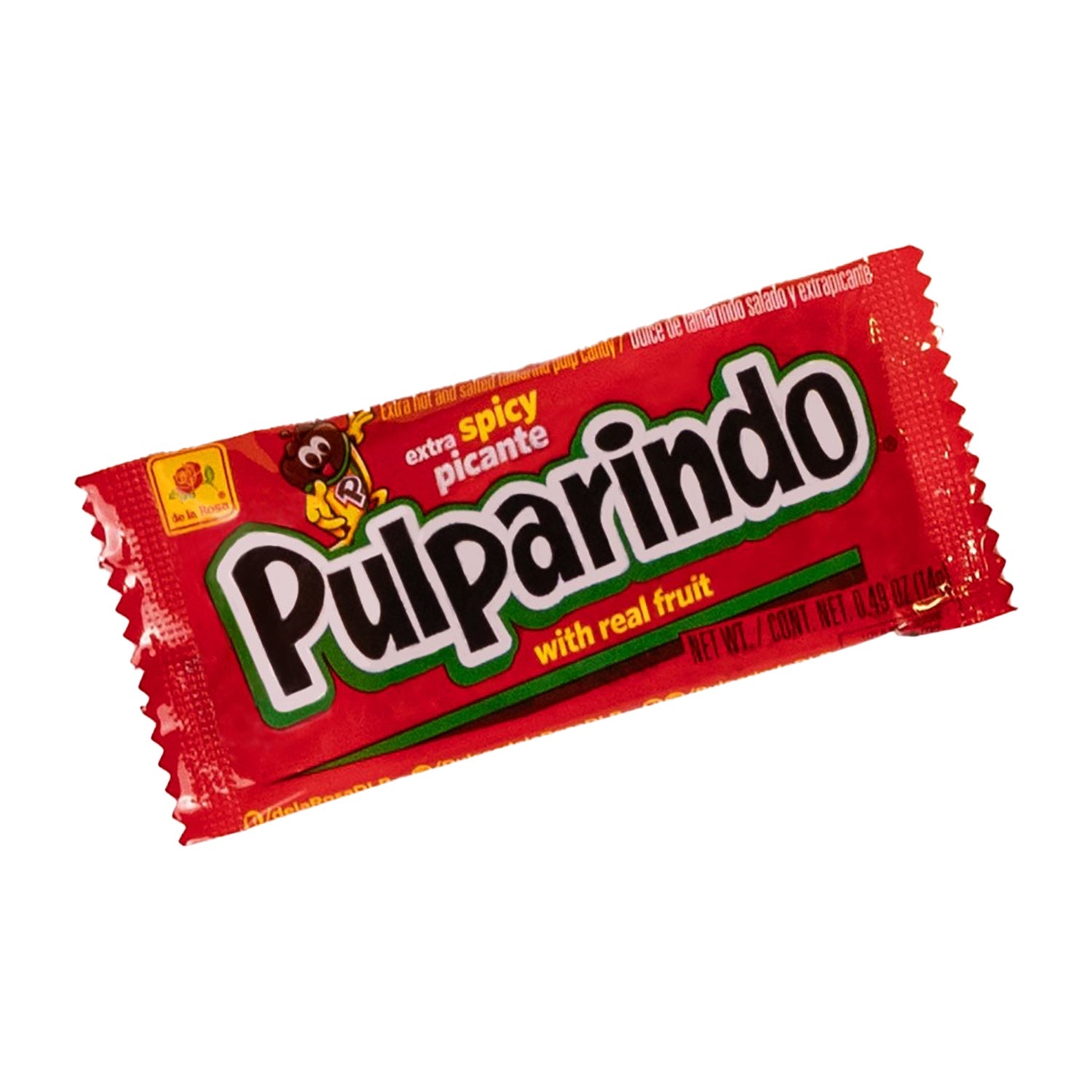 De La Rosa Pulparindo Extra Spicy Tamarind Candy | 20ct Box | Mexican Candy for Parties, Snacks & Gifting