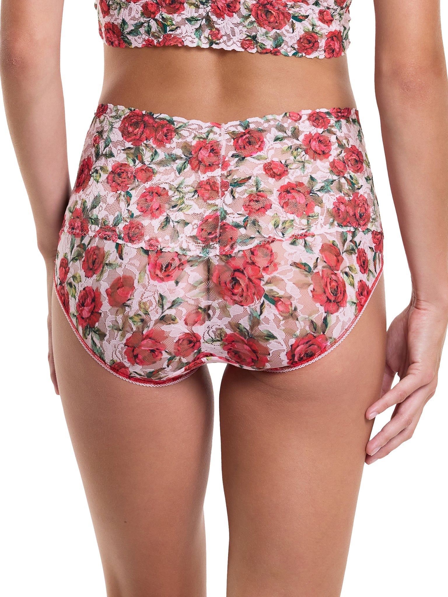 Vintage Printed Retro Lace V-Kini Swimsuit - Sexy High Waist Bikini Set for Women | Perfect for Beach Vacation, Pool Party & Summer Fashion