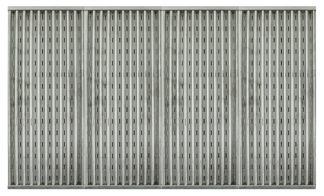 Stamped Stainless Steel Cooking Grid Replacement for Charbroil Gas Grill - Heavy Duty Grill Grates Set of 4 - Perfect for Backyard BBQs, Camping & Outdoor Cooking