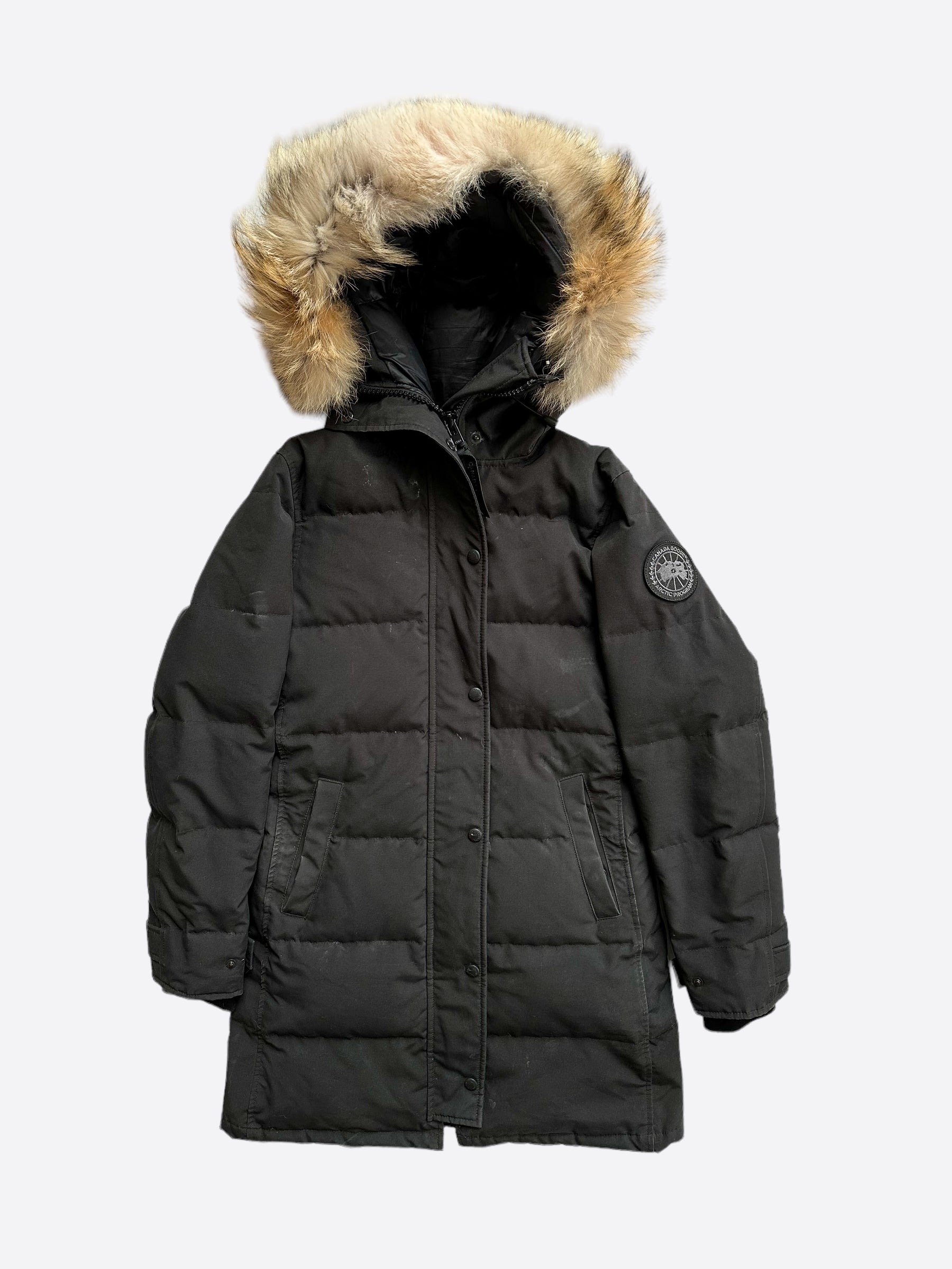 Canada Goose Black Shelburne Black Label Women's Parka Jacket - Waterproof Winter Coat for Extreme Cold Weather - Perfect for Skiing, Snowboarding & Outdoor Adventures