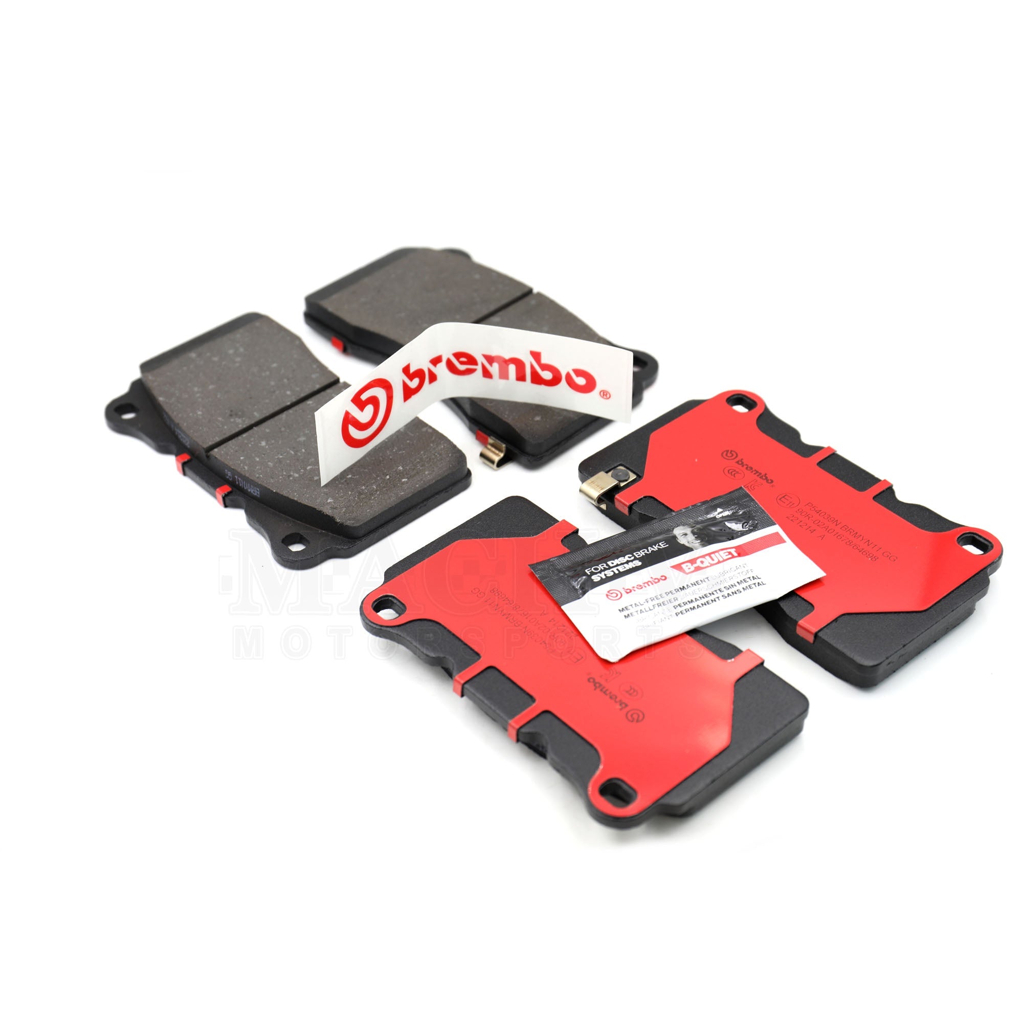 Brembo High-Performance Brake Pads for 2018-2021 Subaru WRX STI - Premium Ceramic Brake Pads for Enhanced Stopping Power & Smooth Braking | Ideal for Street Racing, Daily Commuting & Performance Driving
