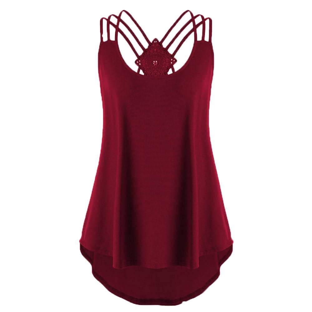 Women's Summer Workout Tank Tops - Racerback Open Back Sleeveless Yoga Shirts for Gym, Running & Casual Wear