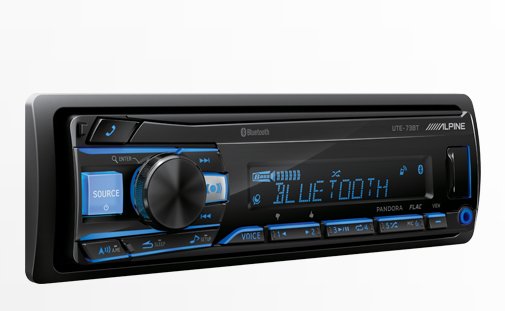 Alpine UTE-73BT Advanced Bluetooth Digital Car Stereo Receiver - High-Quality Audio for Cars, Trucks & SUVs - Perfect for Road Trips & Commuting