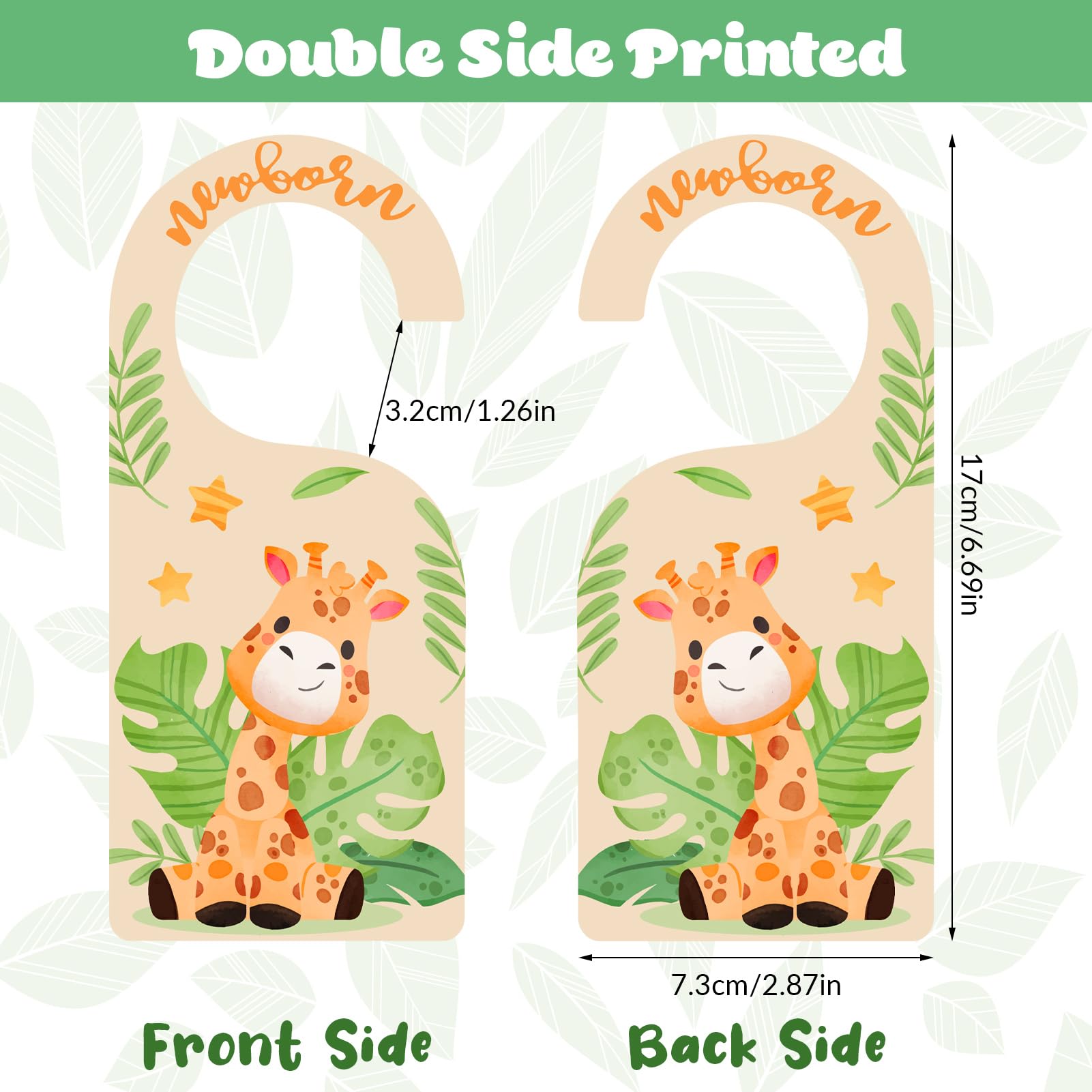 8Pcs Double Sided Wooden Baby Closet Dividers - Newborn to 24 Months Baby Clothes Organizer for Girls & Boys Nursery - Perfect for Nursery Organization and Baby Closet Storage
