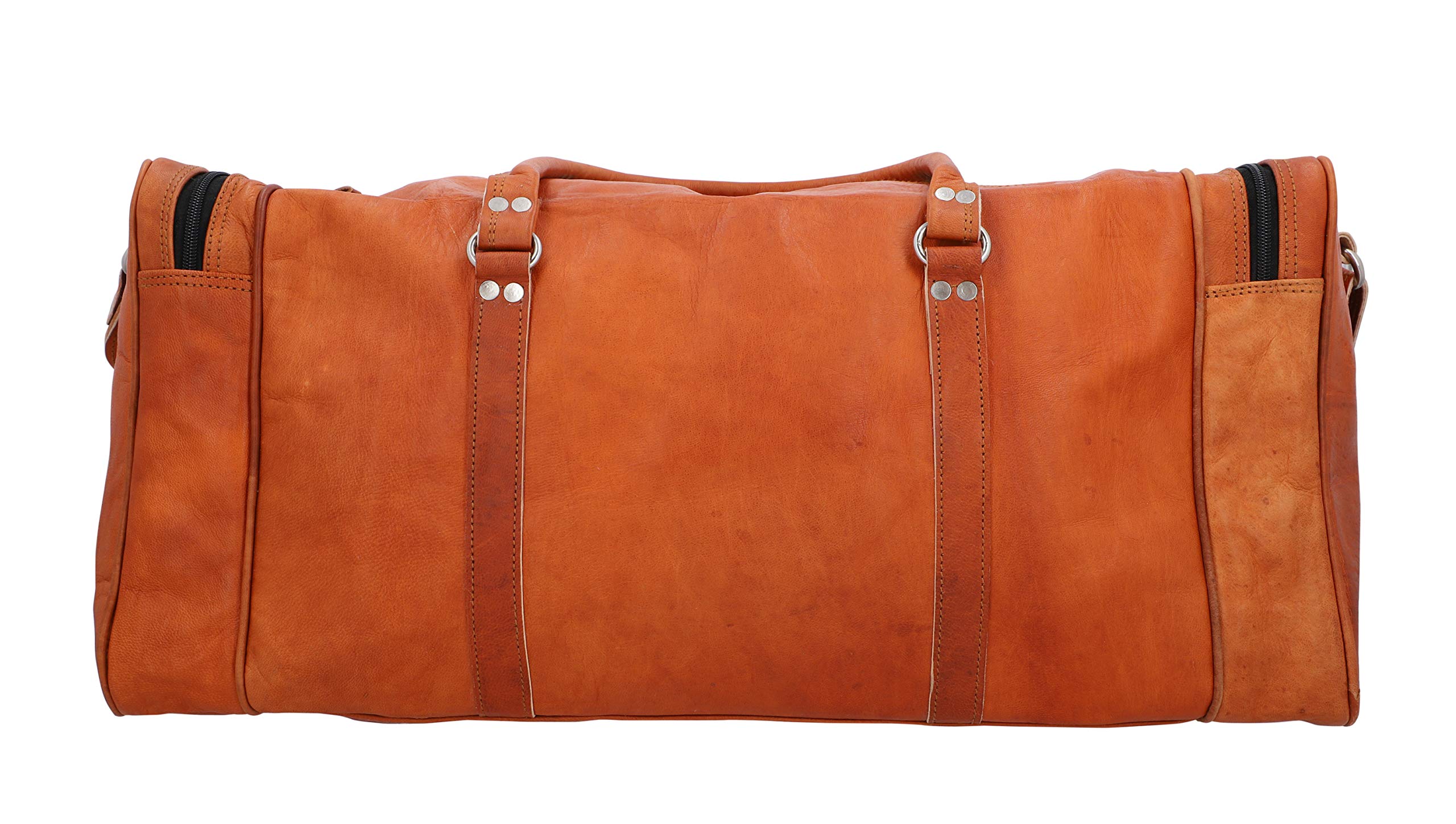 Premium Genuine Leather Weekender Travel Bag - Harvey Board Bag for Sports & Business Trips, Durable Brown Leather Carry-On for Men & Women | Perfect for Weekend Getaways, Gym, Work & Air Travel