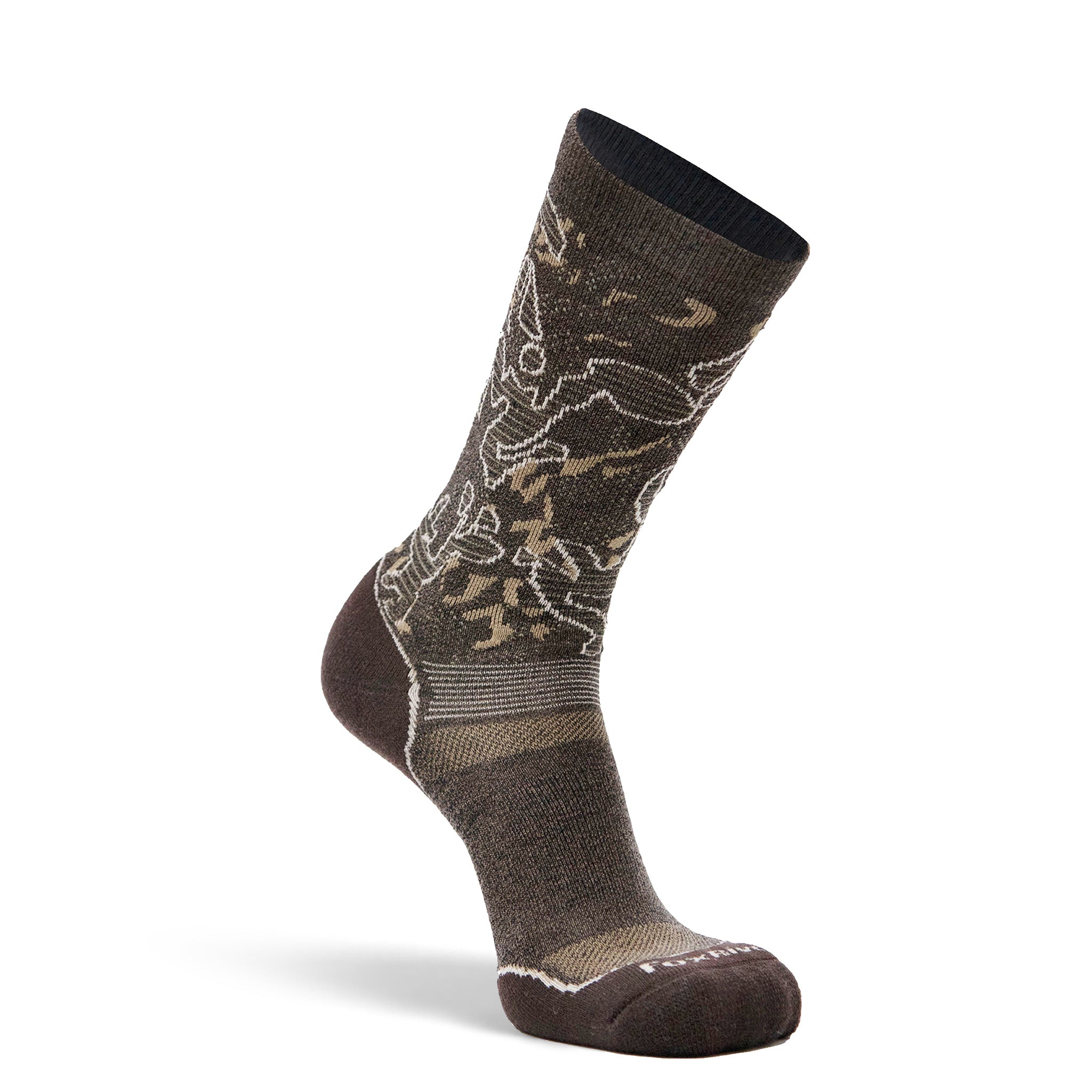 Hanging Rock Medium Weight Crew Hiking Socks for Men & Women - Moisture Wicking, Breathable Outdoor Socks for Hiking, Trekking & Camping Adventures