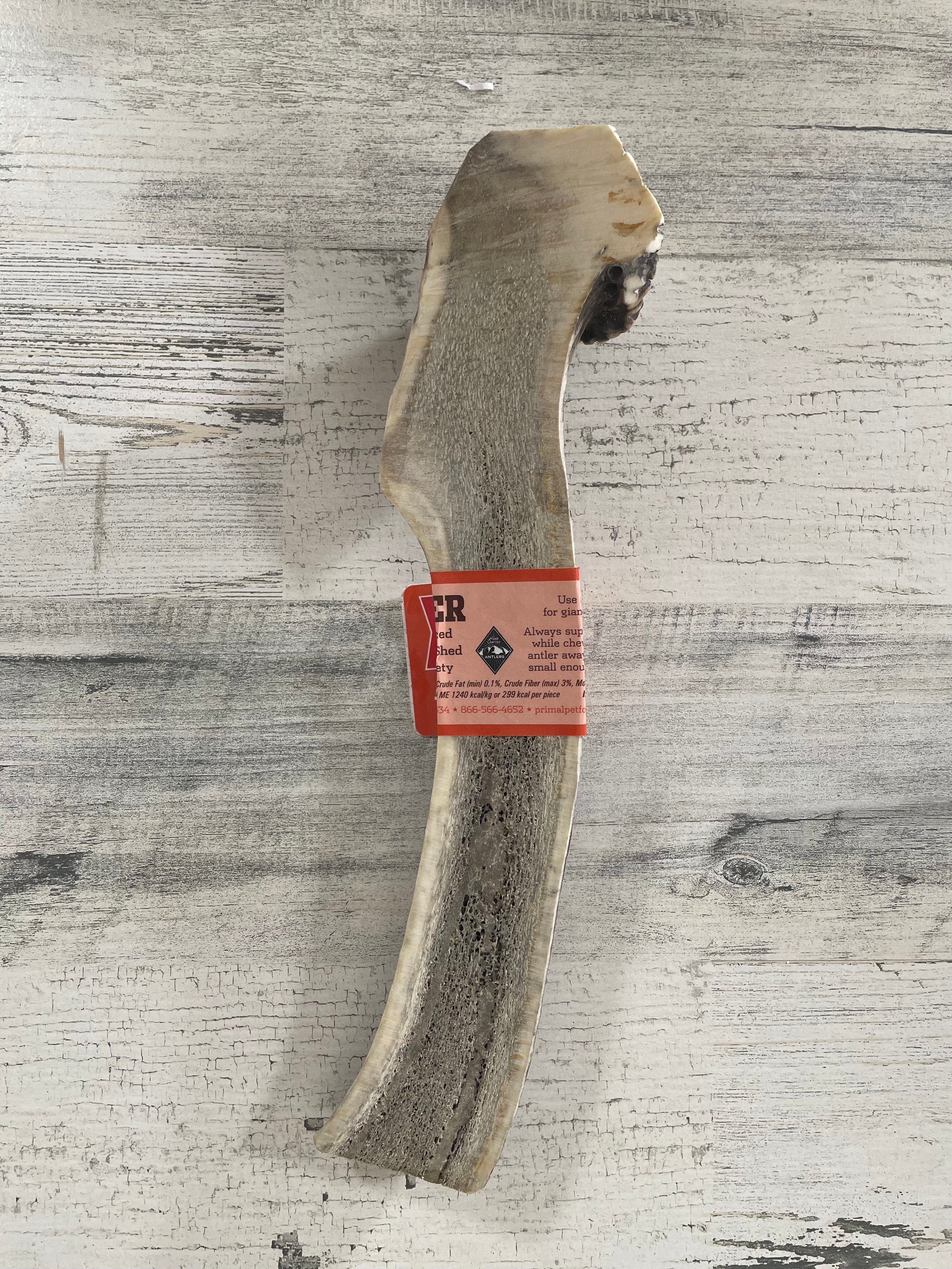 Natural Primal Split Elk Antler Chews for Dogs – Durable Dog Chew Treats for Aggressive Chewers | Perfect for Teething Puppies & Dental Health