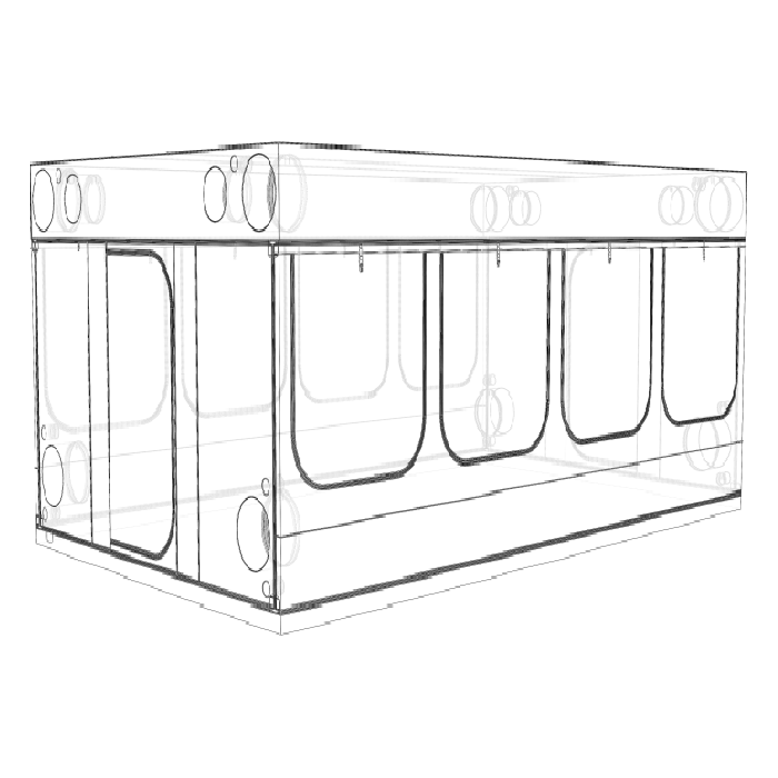 Secret Jardin Intense V4 600 Hydroponic Grow Tent - 20' x 12' x 8' Indoor Plant Growing System for Hydroponics, Seed Starting & Indoor Gardening - Perfect for Home Growers & Commercial Use